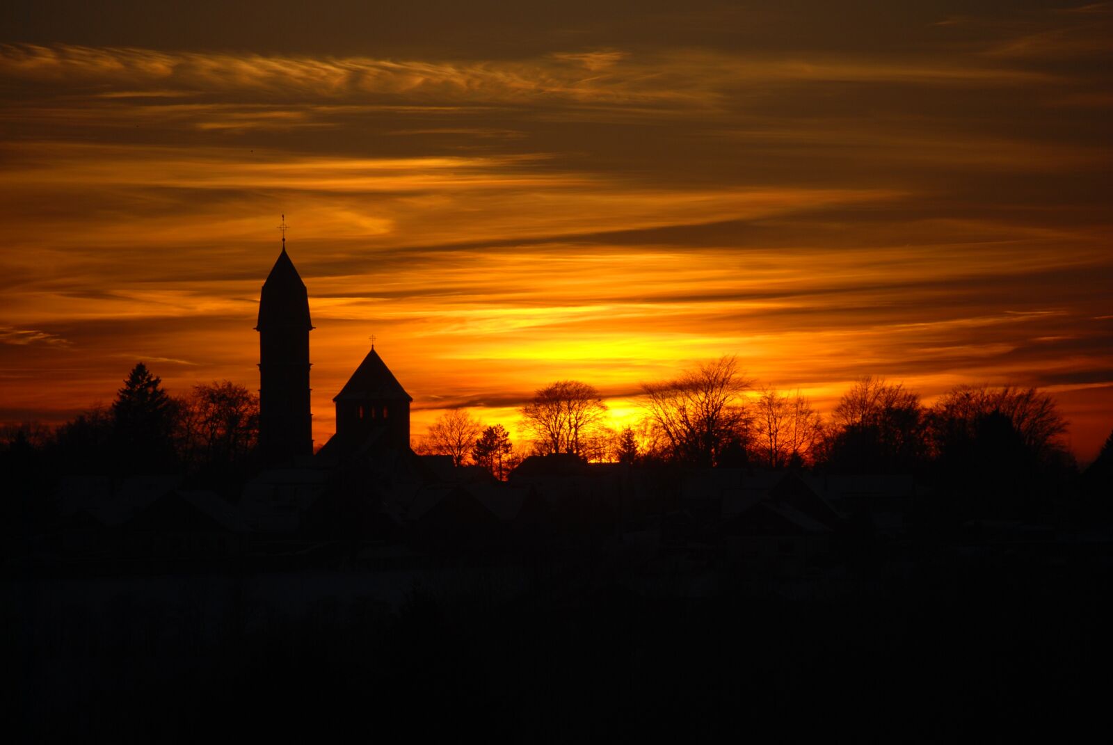 Nikon D80 sample photo. Sunset, sun, light photography