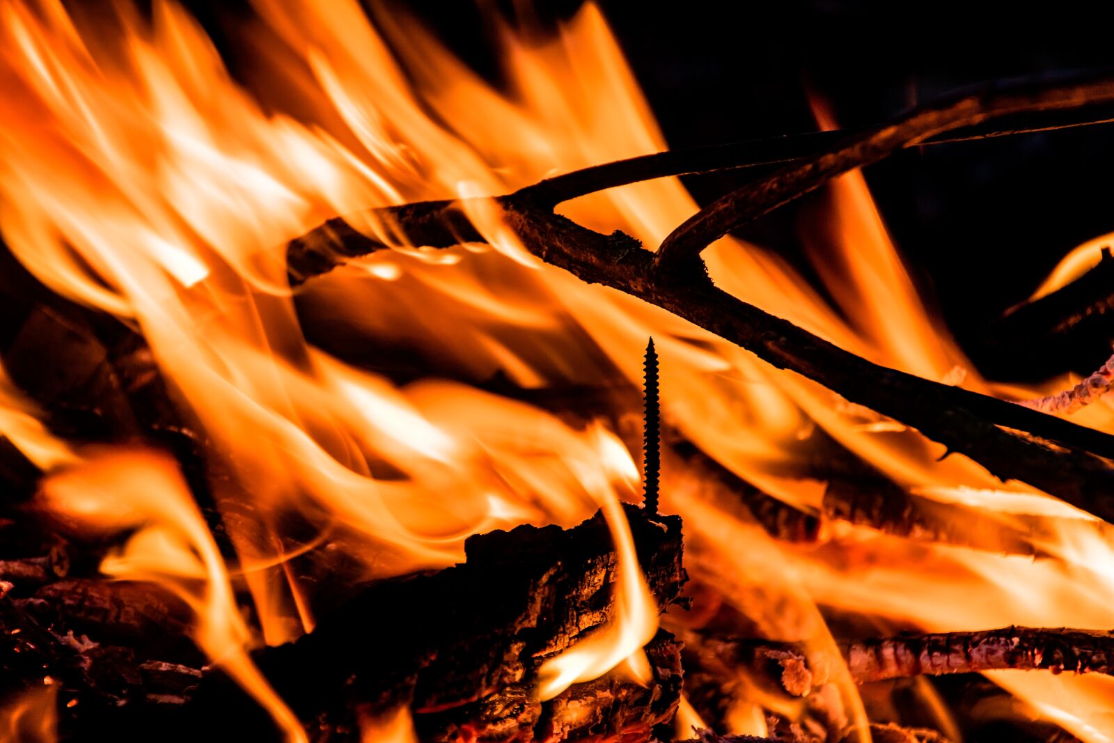 Canon EOS 750D (EOS Rebel T6i / EOS Kiss X8i) sample photo. Fire, flame, wood photography