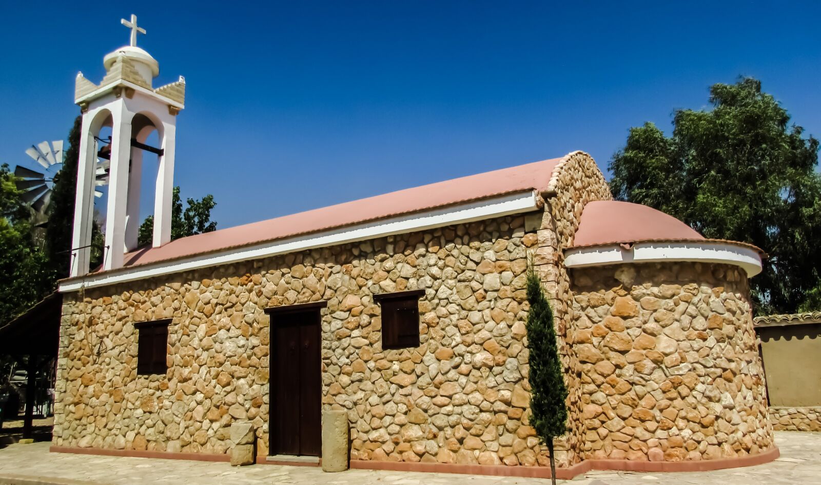 Canon PowerShot SX400 IS sample photo. Cyprus, xylotymbou, church photography