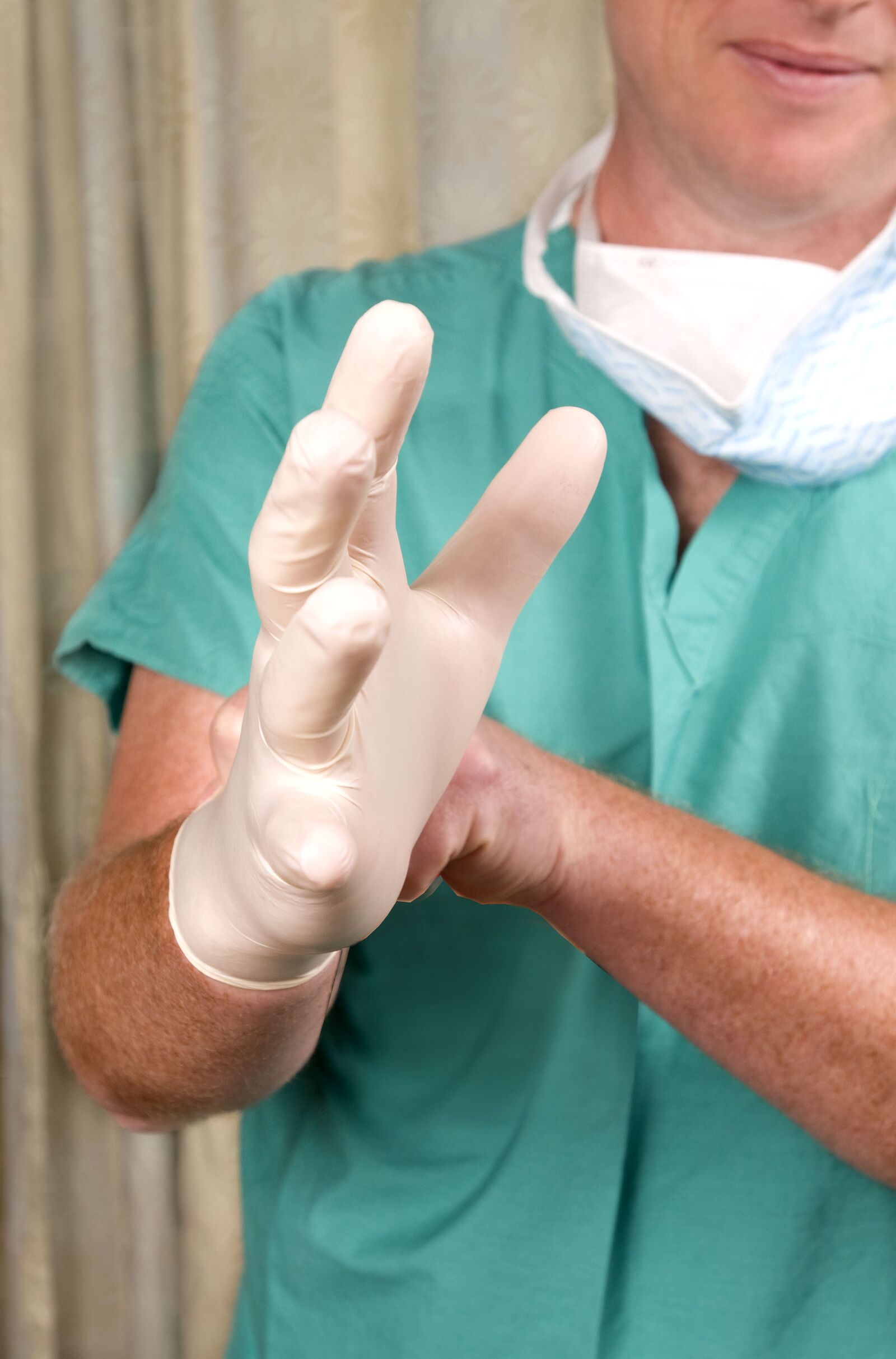 Nikon D300 sample photo. Protection, latex gloves, doctor photography