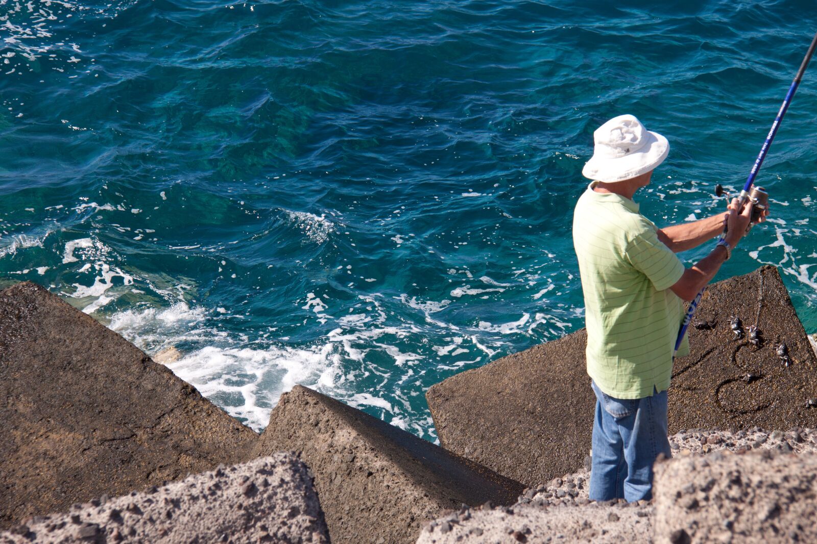 Canon EOS 50D sample photo. Sea, fishing, pier photography