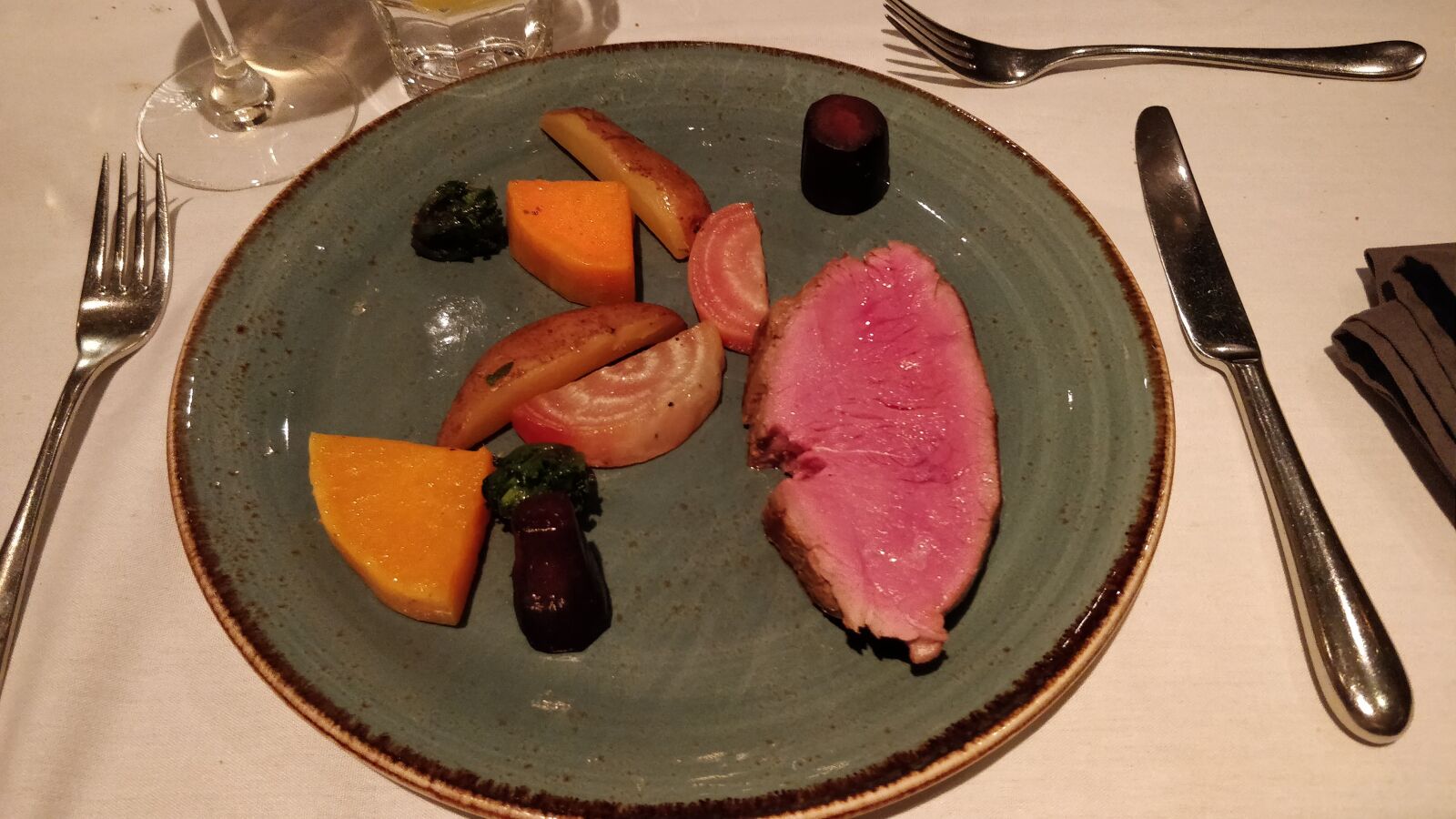 OnePlus 5 sample photo. Food, dinner, steak photography