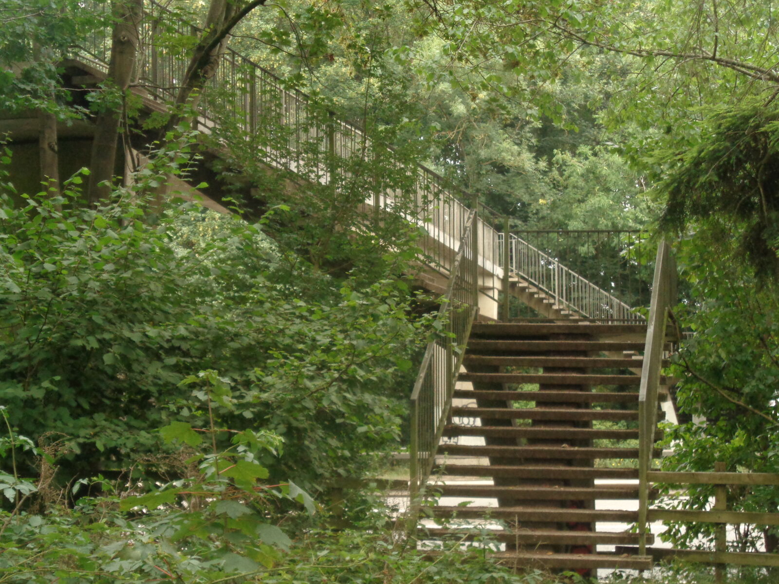 Sony Cyber-shot DSC-W830 sample photo. Stairs to the bridge! photography