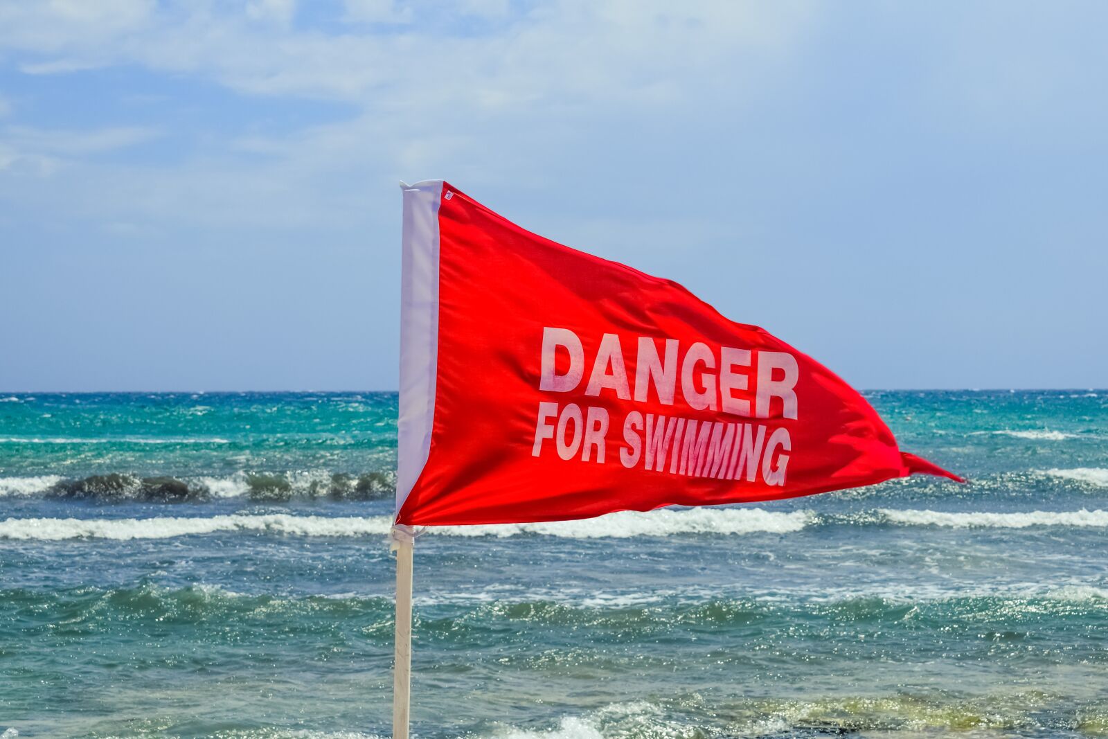 Nikon D3300 sample photo. Red flag, warning, danger photography