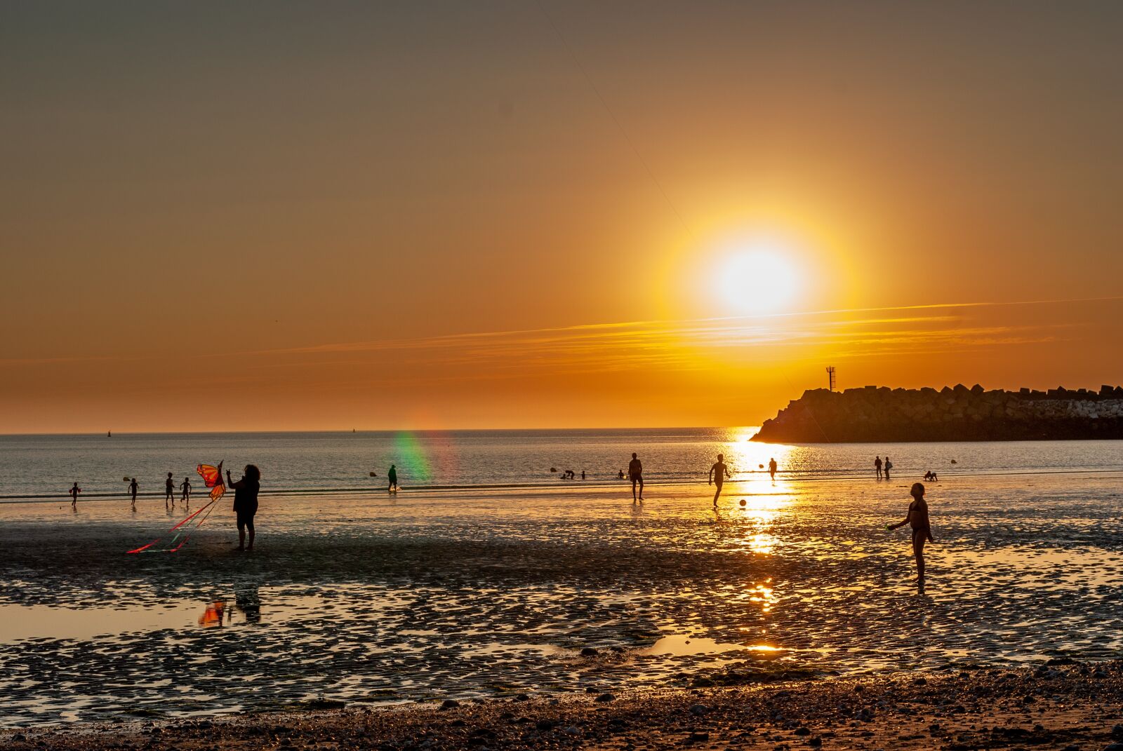 Nikon D80 sample photo. Beach, silhouette, shadow photography