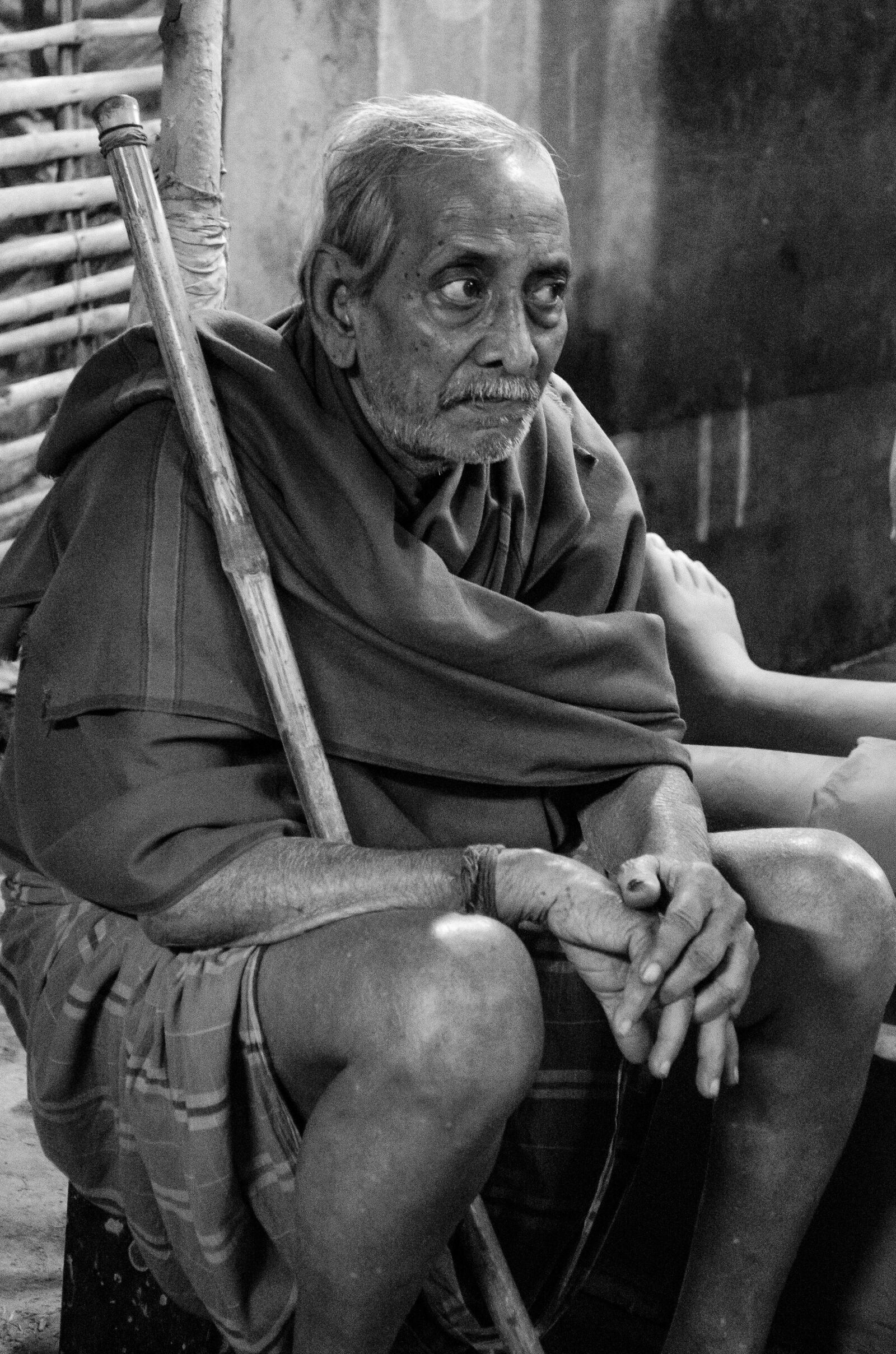 Nikon D5100 sample photo. India, grayscale, potrait photography