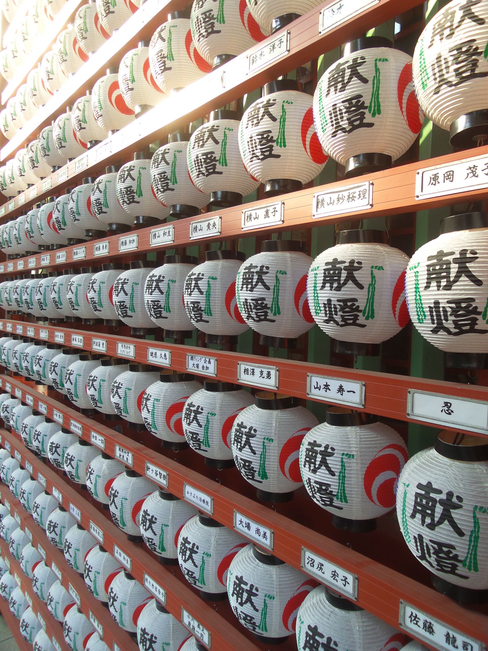 Samsung Galaxy S4 Zoom sample photo. Lanterns, temple, tokyo photography