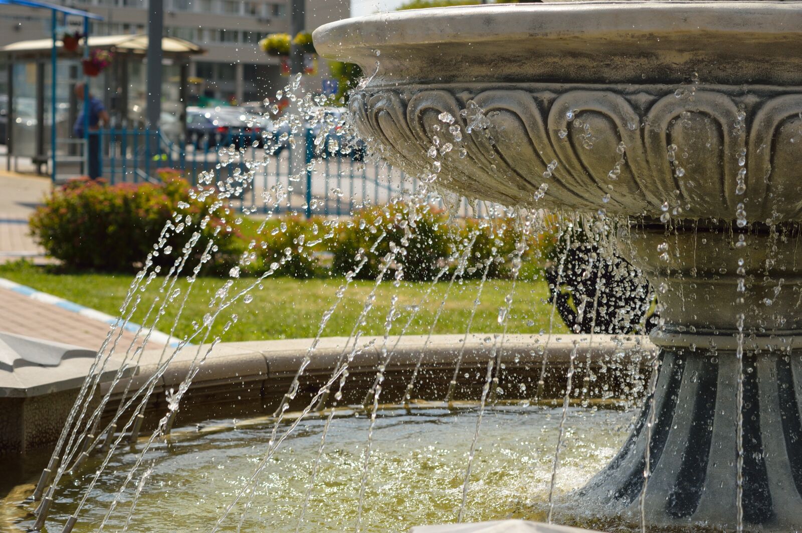 Nikon D3200 sample photo. Fountain, outdoors photography