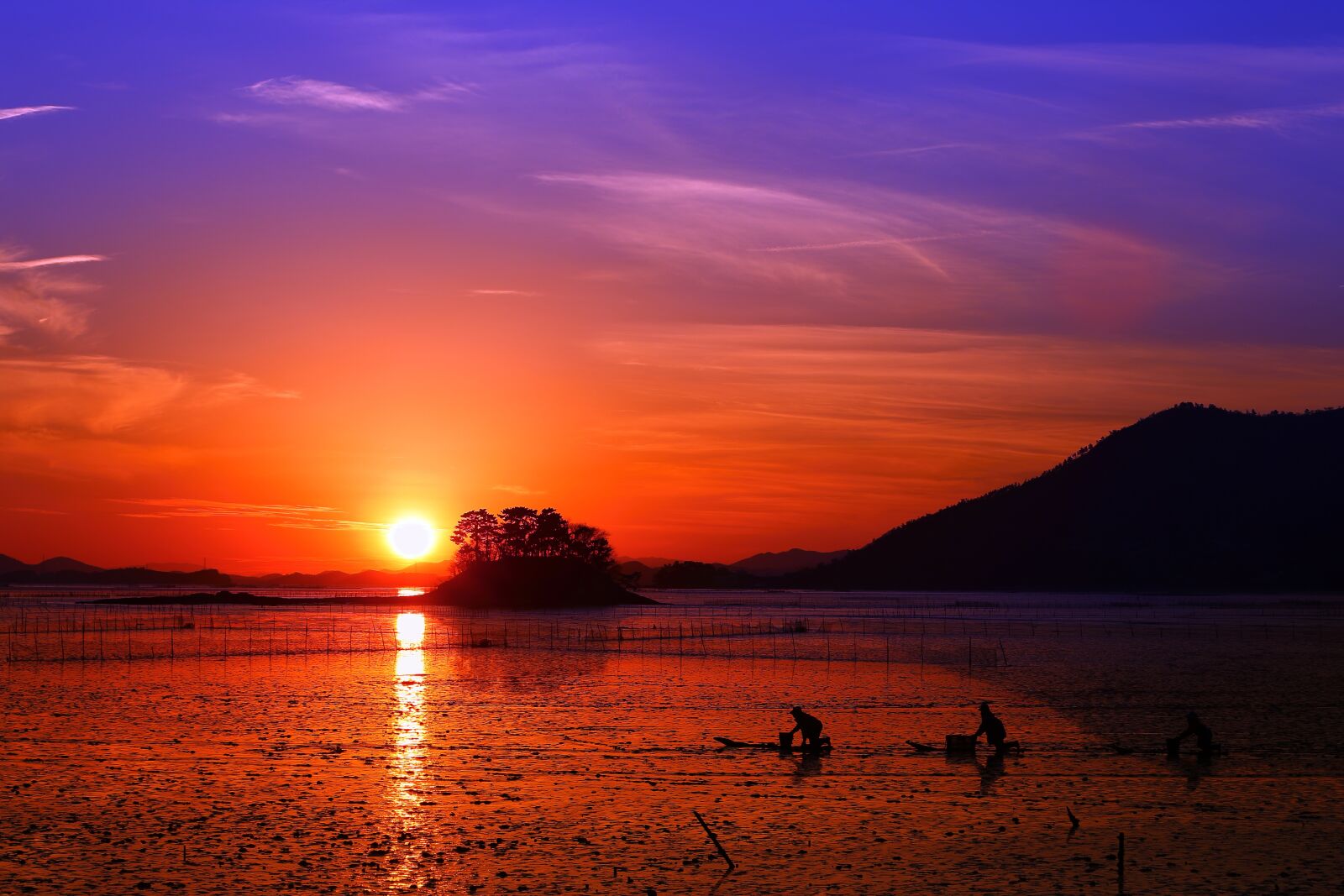 Canon EF 70-200mm F2.8L IS USM sample photo. Korea, glow, sunset photography