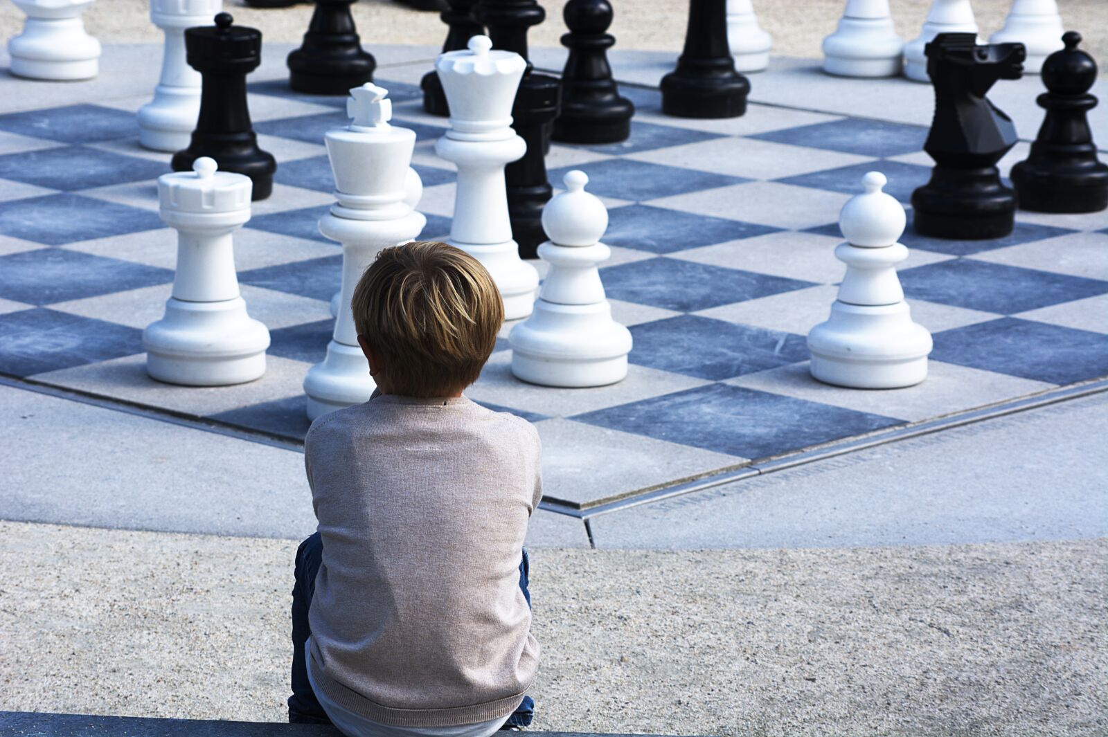 Nikon D7100 sample photo. Boy, chess, landscape photography
