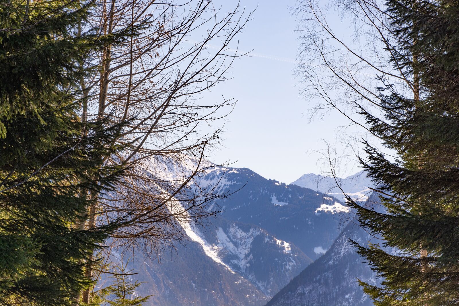 Nikon D7100 sample photo. Outlook, winter, mountains photography