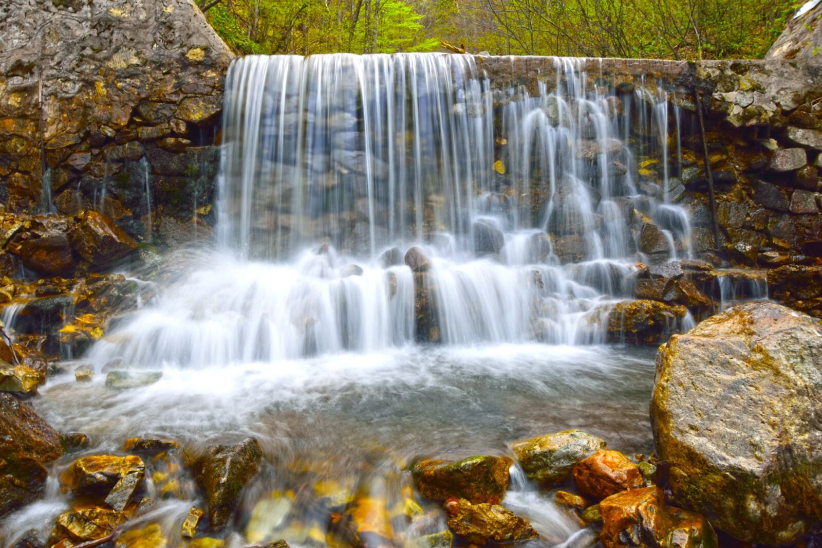 Nikon D5300 sample photo. Waterfall, water, stream photography