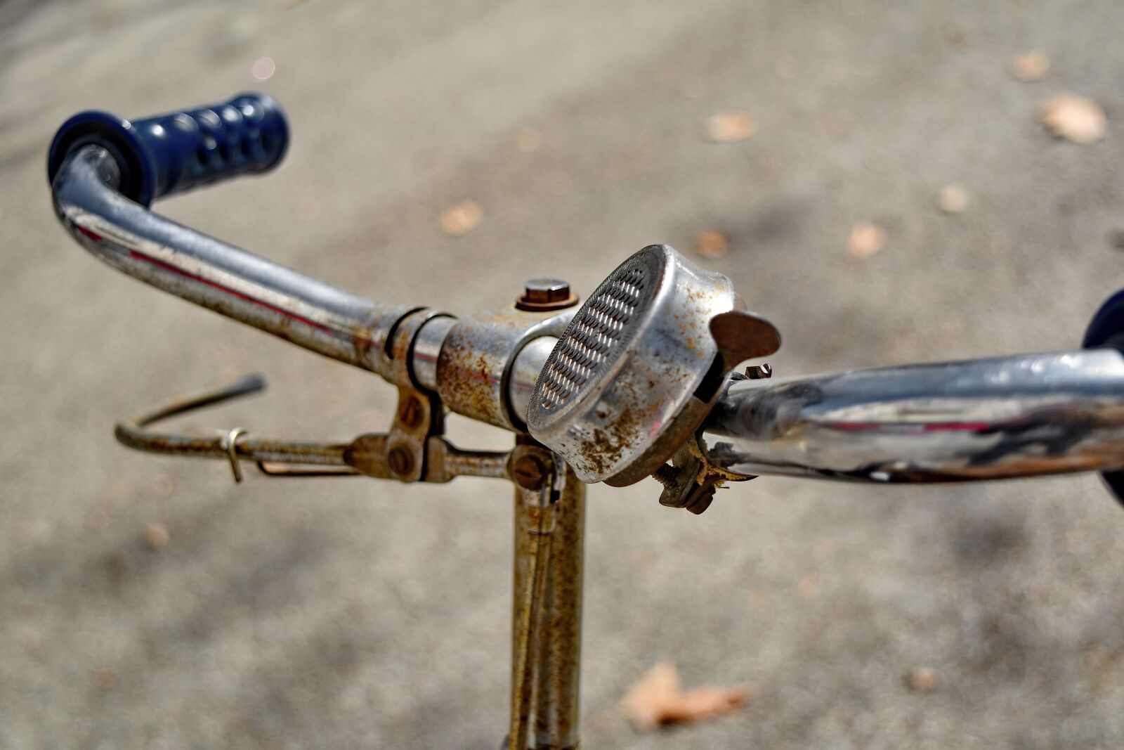 Nikon D5500 sample photo. Bicycle, old, rust, steering photography