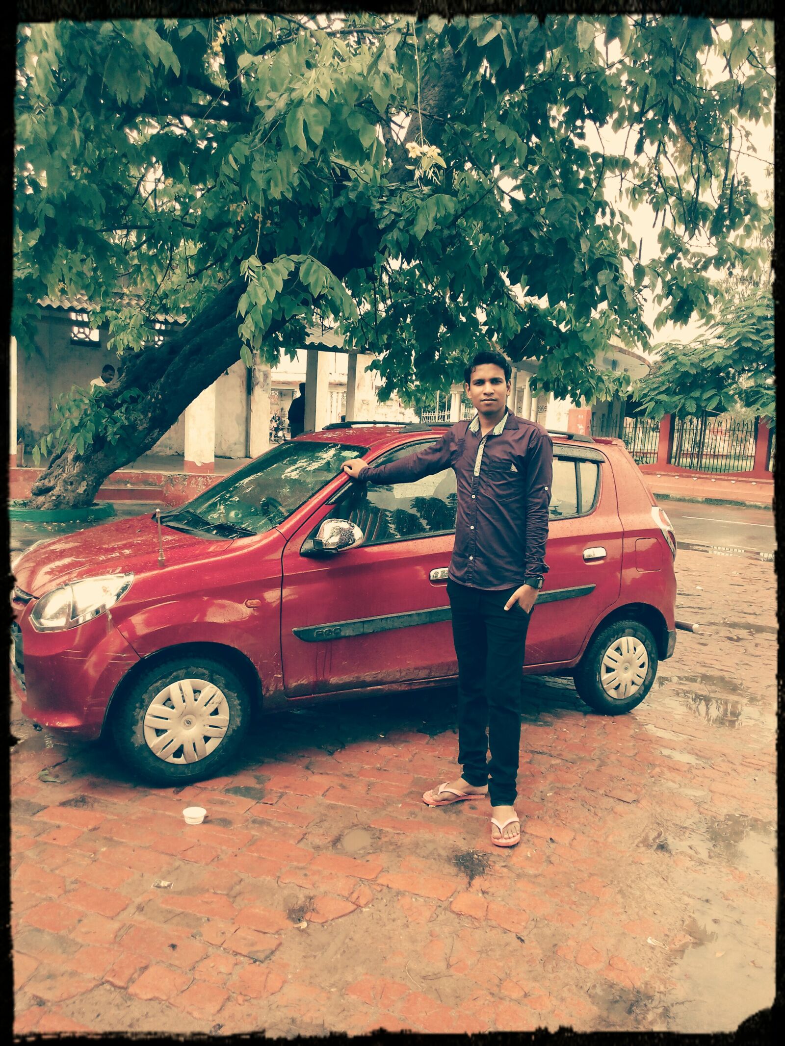 Micromax Canvas Spark sample photo. Car photography