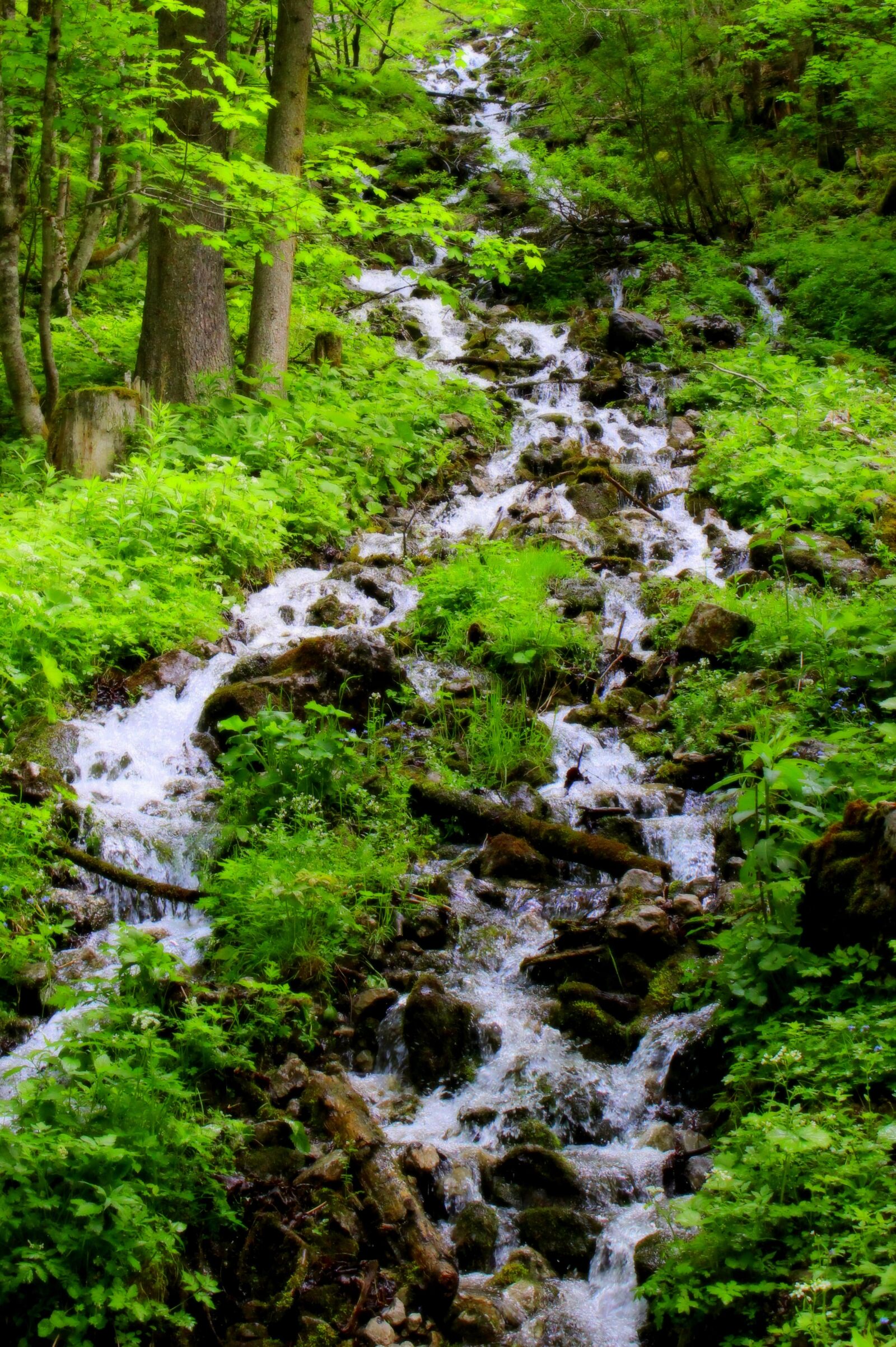 Canon EOS 100D (EOS Rebel SL1 / EOS Kiss X7) sample photo. Waterfall, water, clear photography