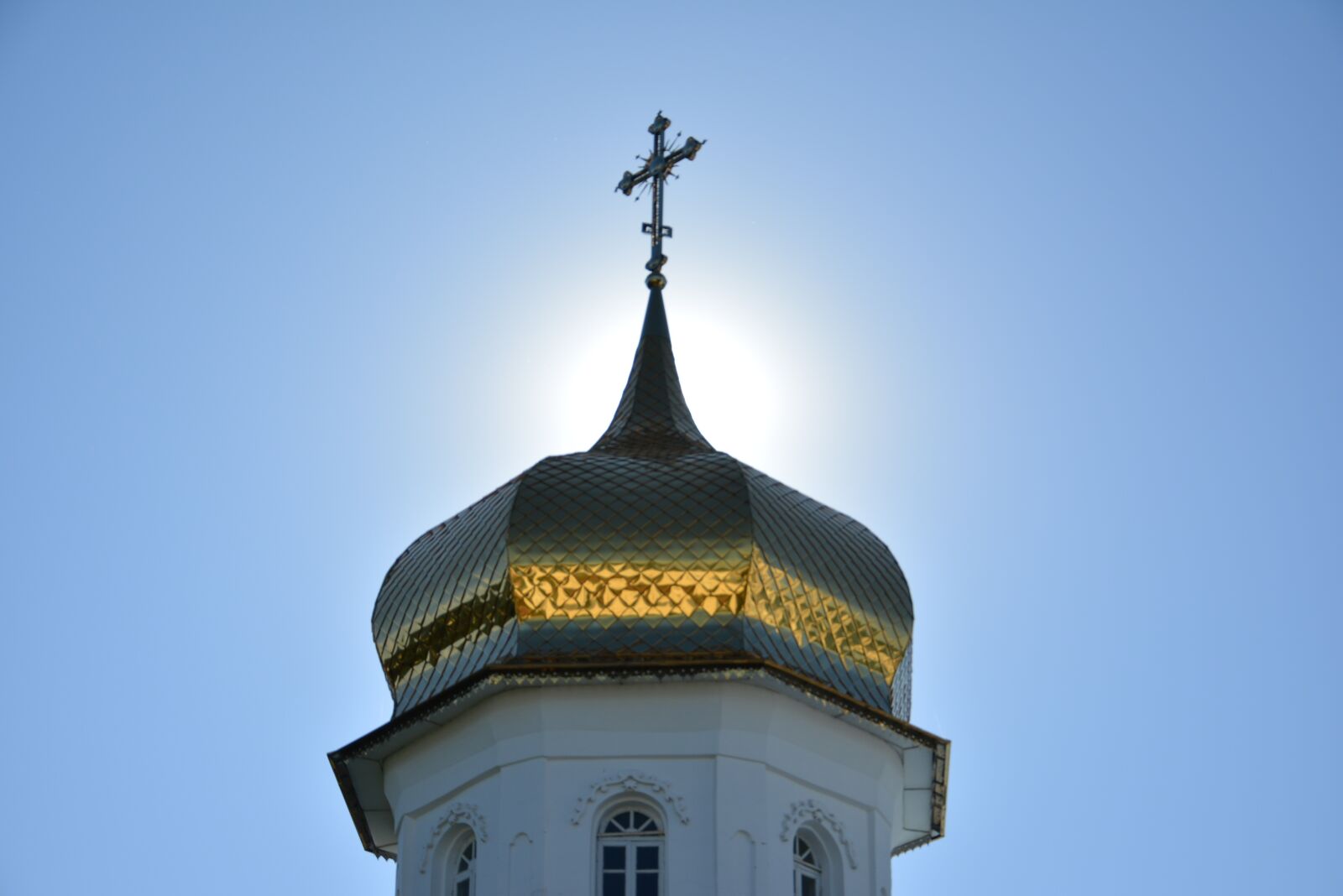 Nikon D5200 sample photo. Church, sky, sun photography