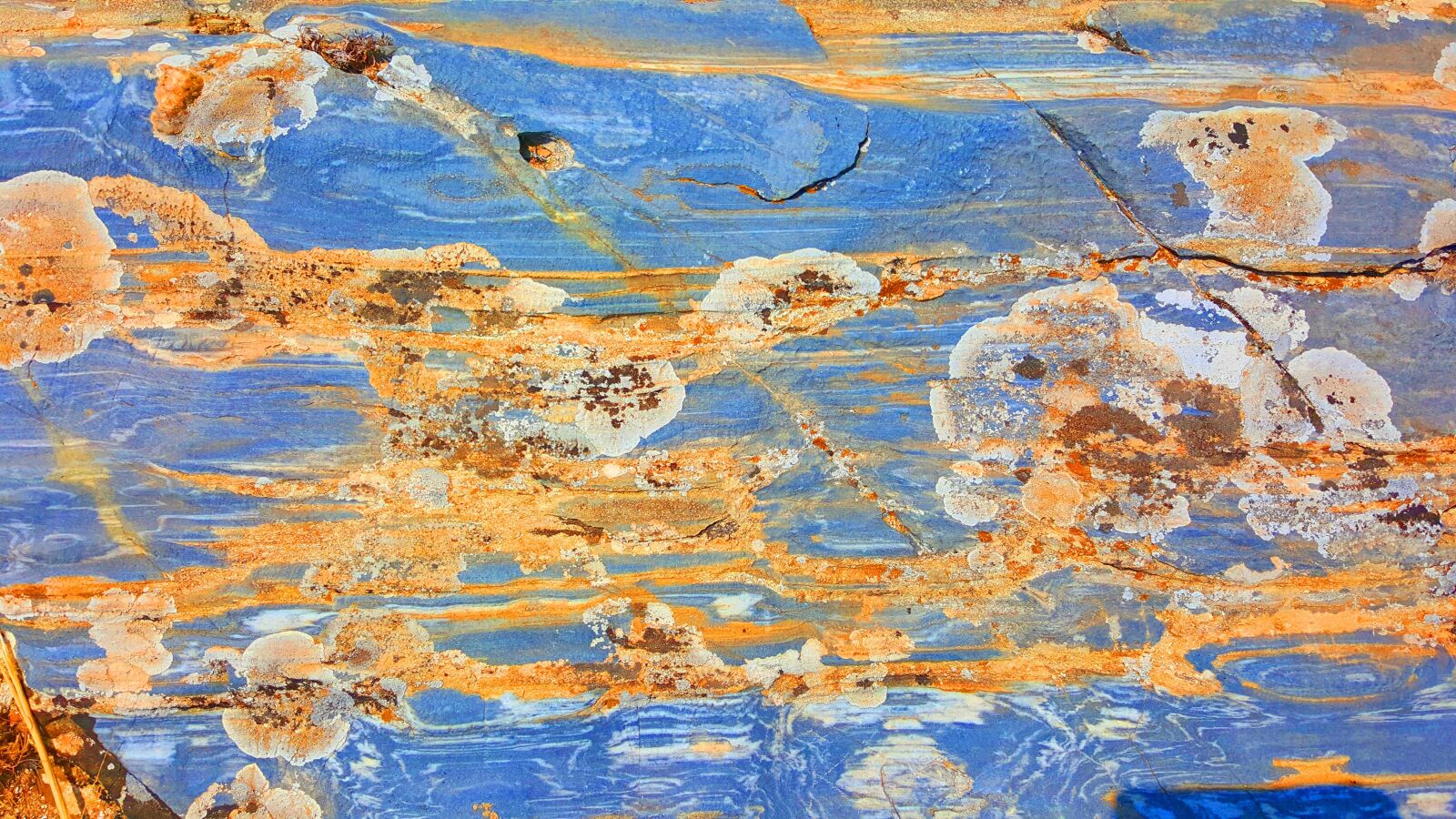 Samsung Galaxy S6 sample photo. Rock, abstract, turquoise photography