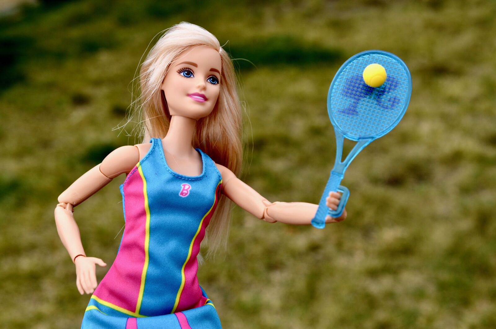 Nikon D3200 sample photo. Barbie, doll, tennis photography