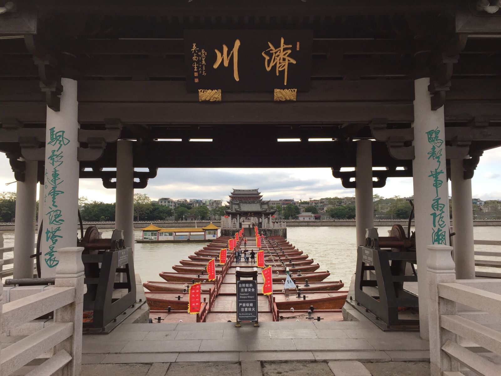 iPhone 6 Plus back camera 4.15mm f/2.2 sample photo. Bridge, ship, river photography