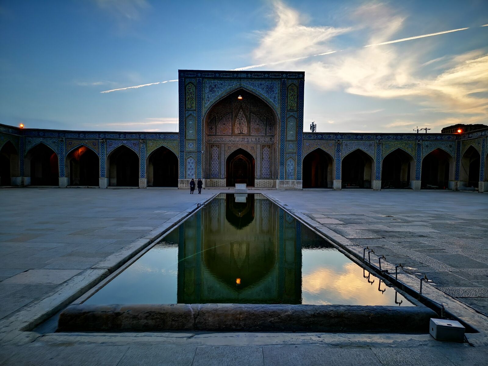 HUAWEI LYA-L29 sample photo. Iran, mosque, reflection photography