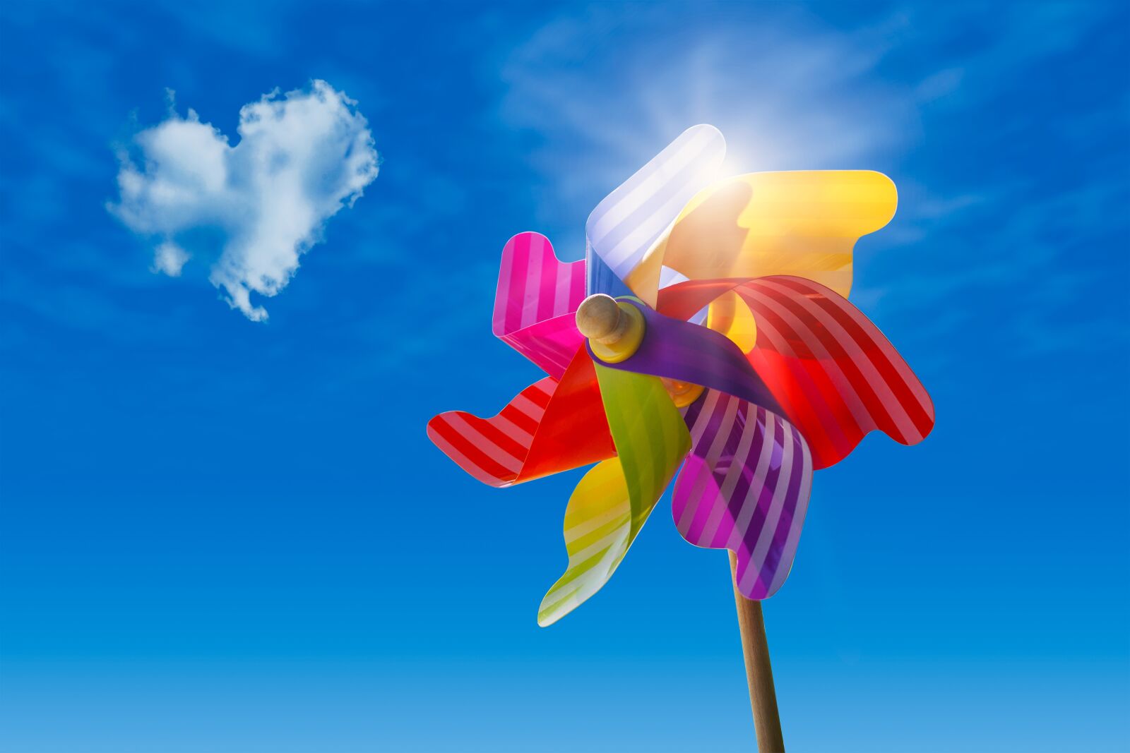 Canon EOS 7D sample photo. Pinwheel, sky, clouds photography