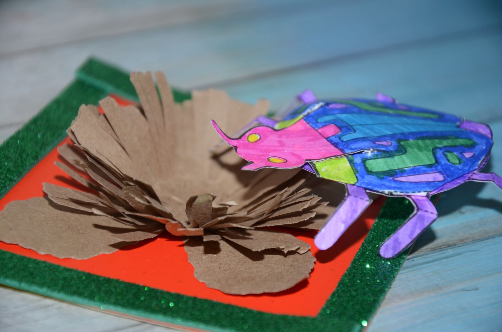 Nikon D7000 sample photo. Beetle, paper, odd job photography