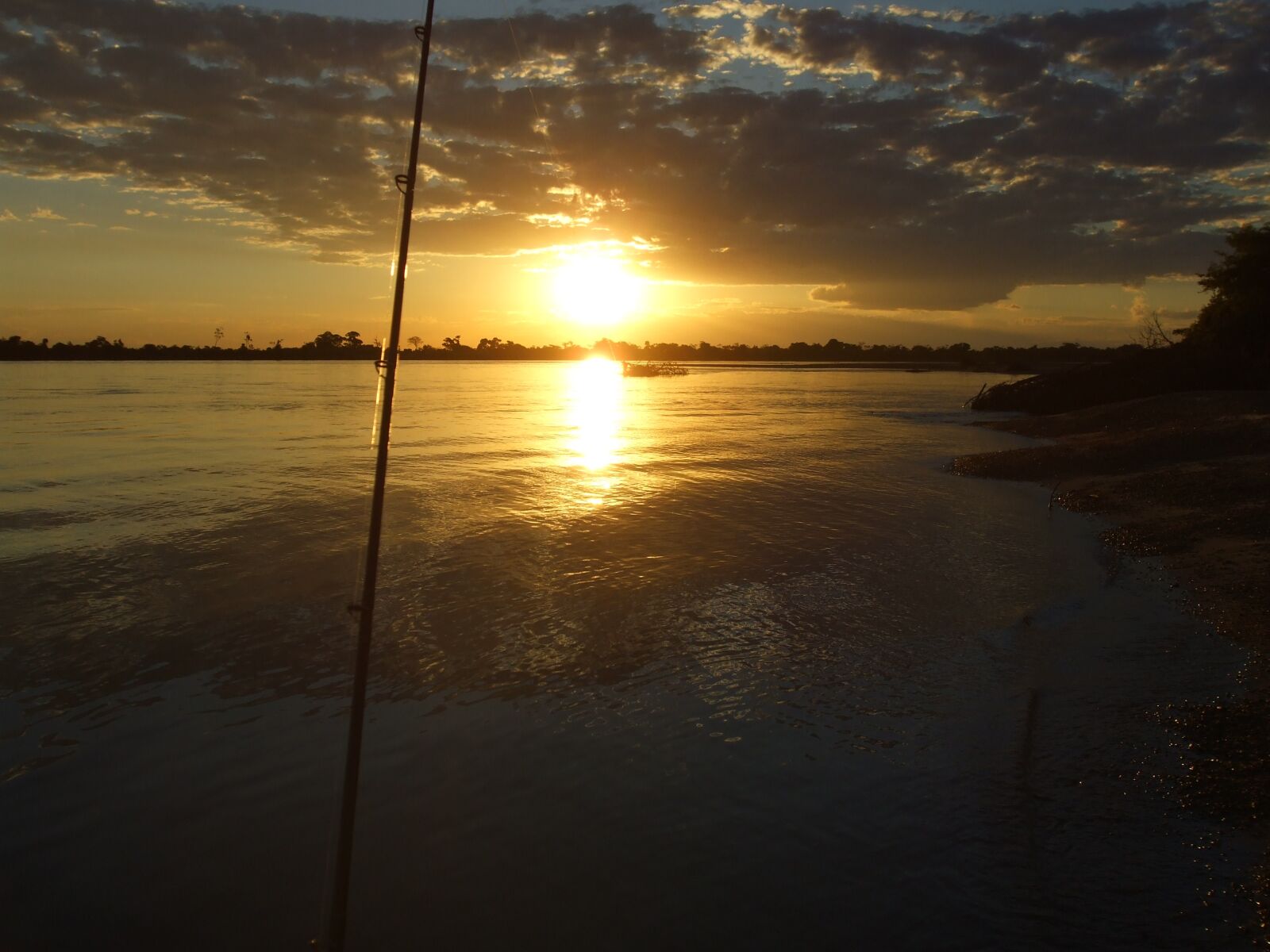 Fujifilm FinePix A900 sample photo. Fishery, sunset, fishing photography