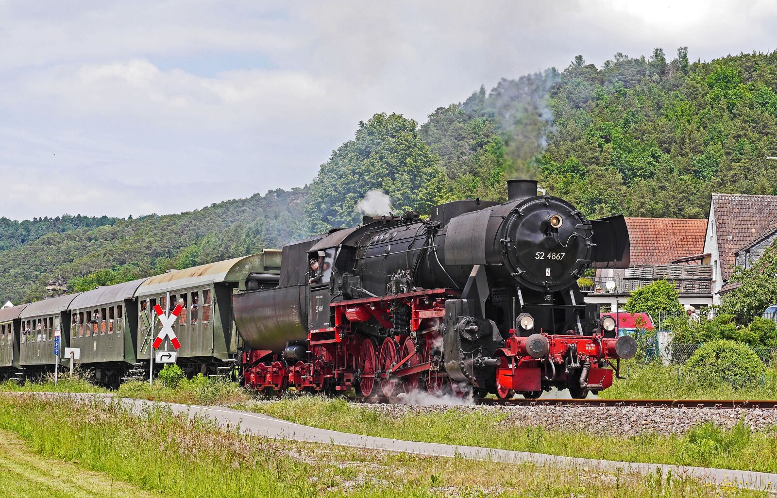 Panasonic Lumix DMC-GH3 sample photo. Steam locomotive, museum train photography