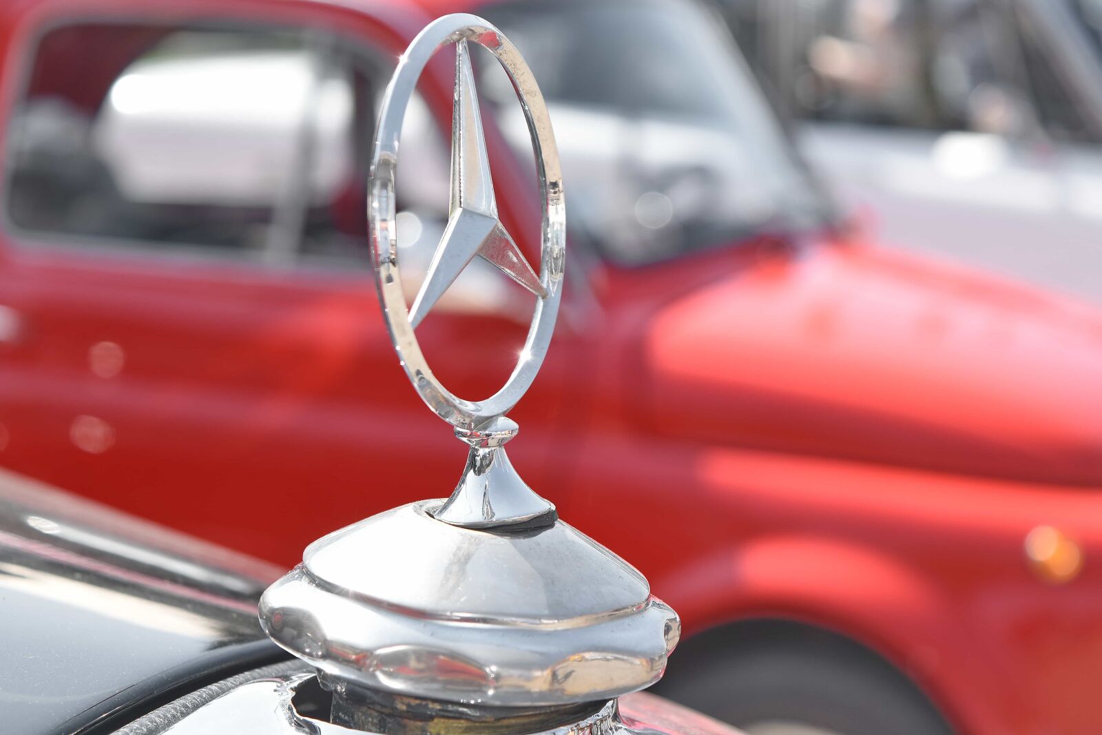 Nikon D5500 sample photo. German, symbol, symmetry, car photography