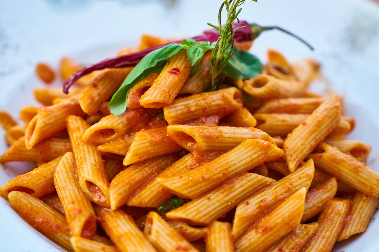 Sony a7R II sample photo. Pasta, plate, dough photography