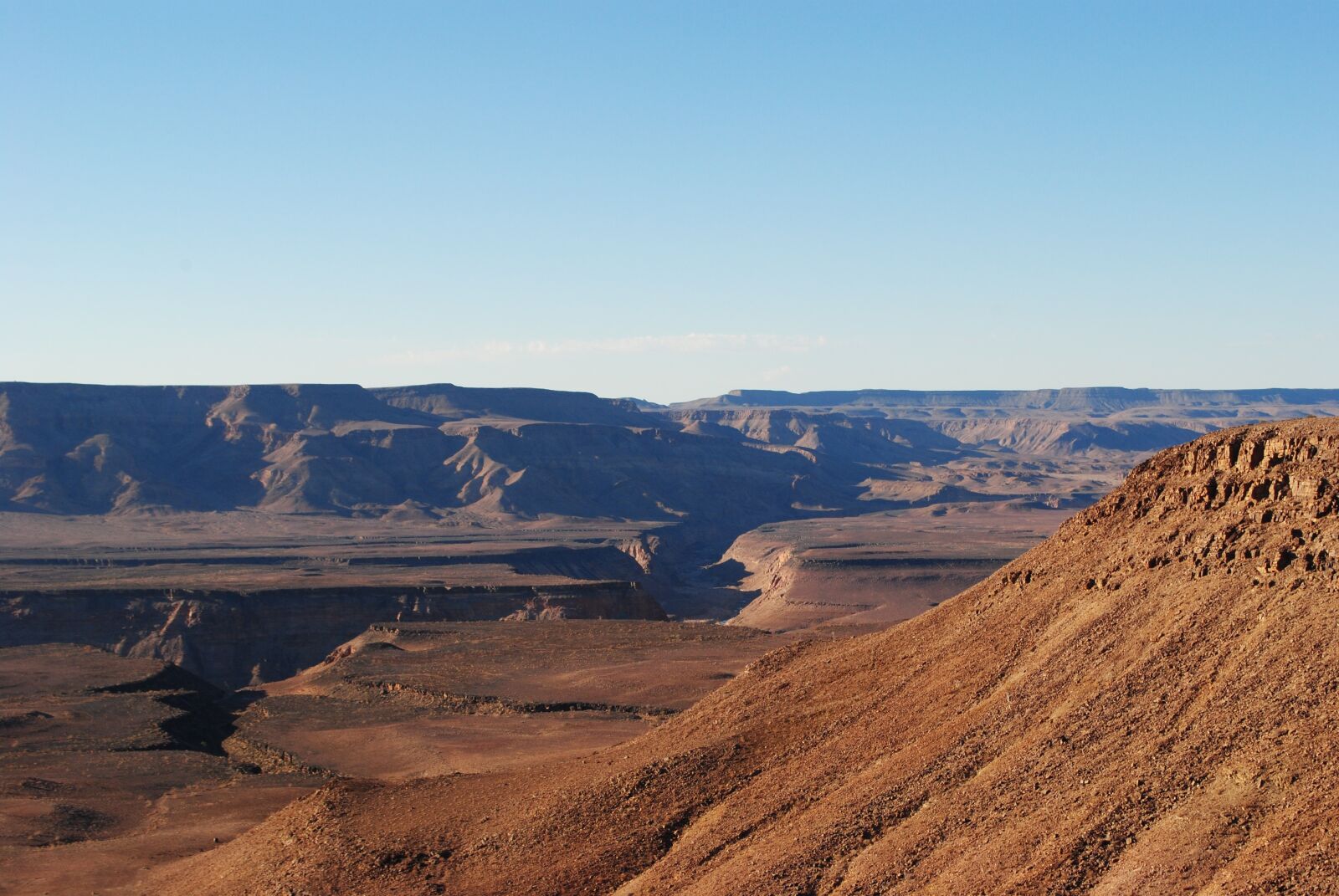 Nikon D3000 sample photo. Fish river canyon, namibia photography