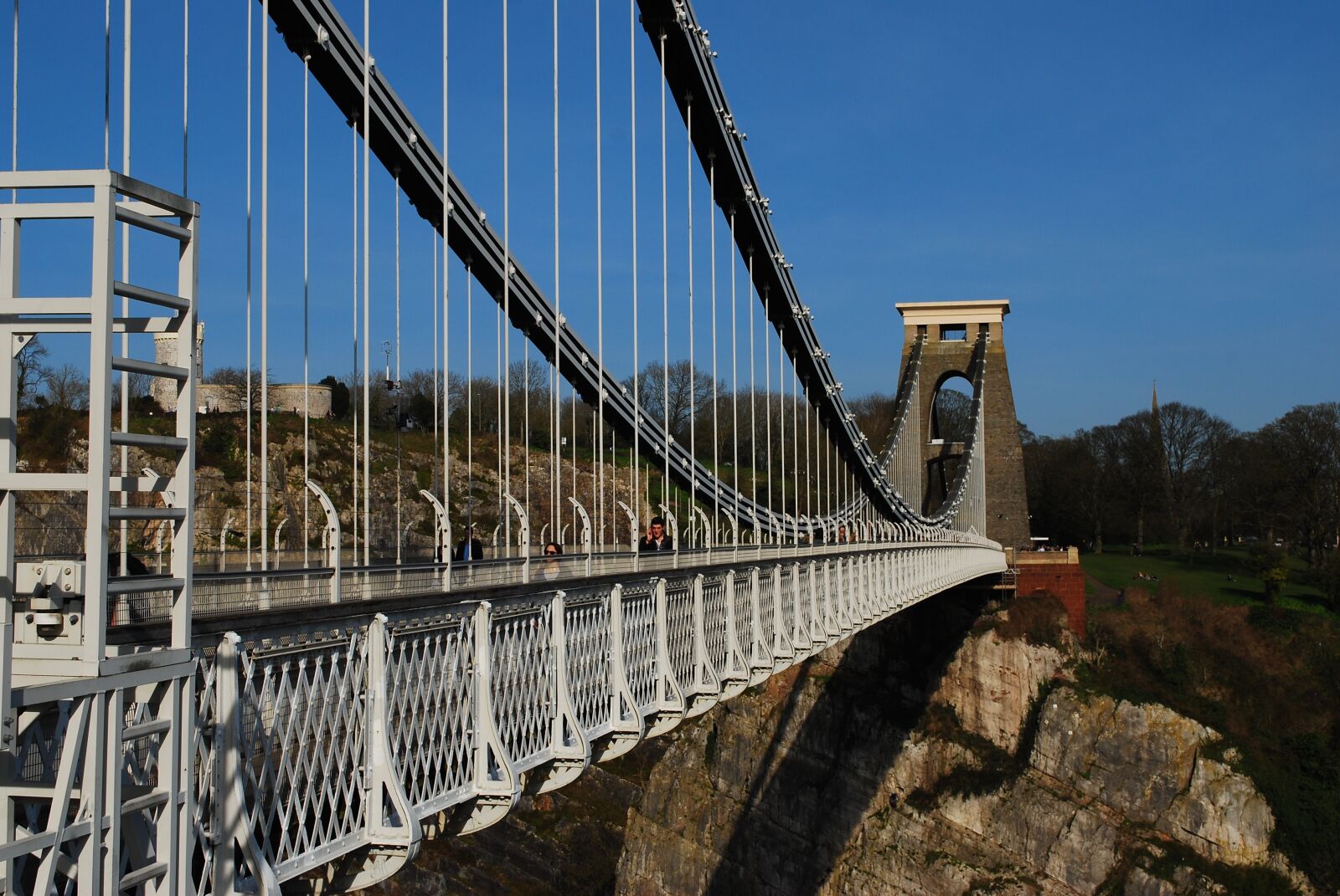 Nikon D60 sample photo. Clifton suspension bridge, bristol photography