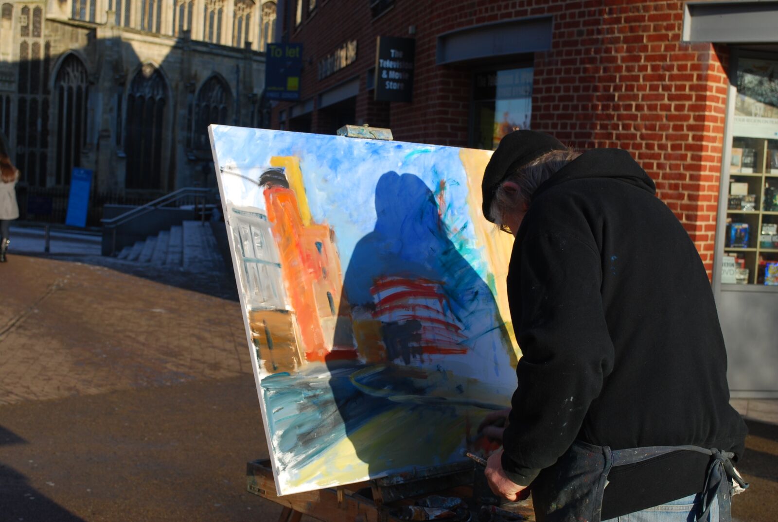Nikon D60 sample photo. Painter, artist, art photography