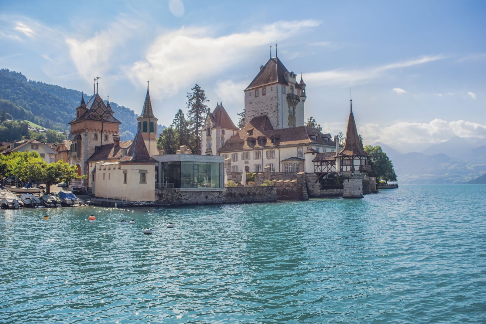 Nikon D3300 sample photo. Landscape, castle, oberhofen photography