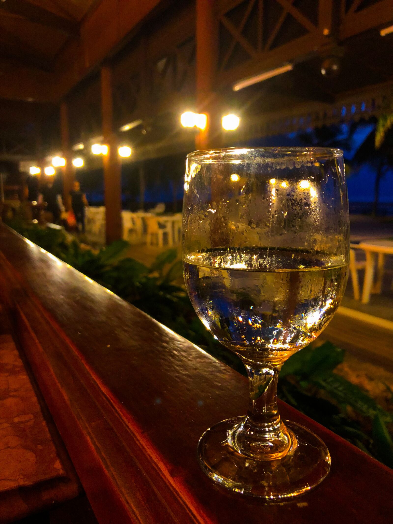 iPhone 8 Plus back dual camera 3.99mm f/1.8 sample photo. Glass of water, celebration photography