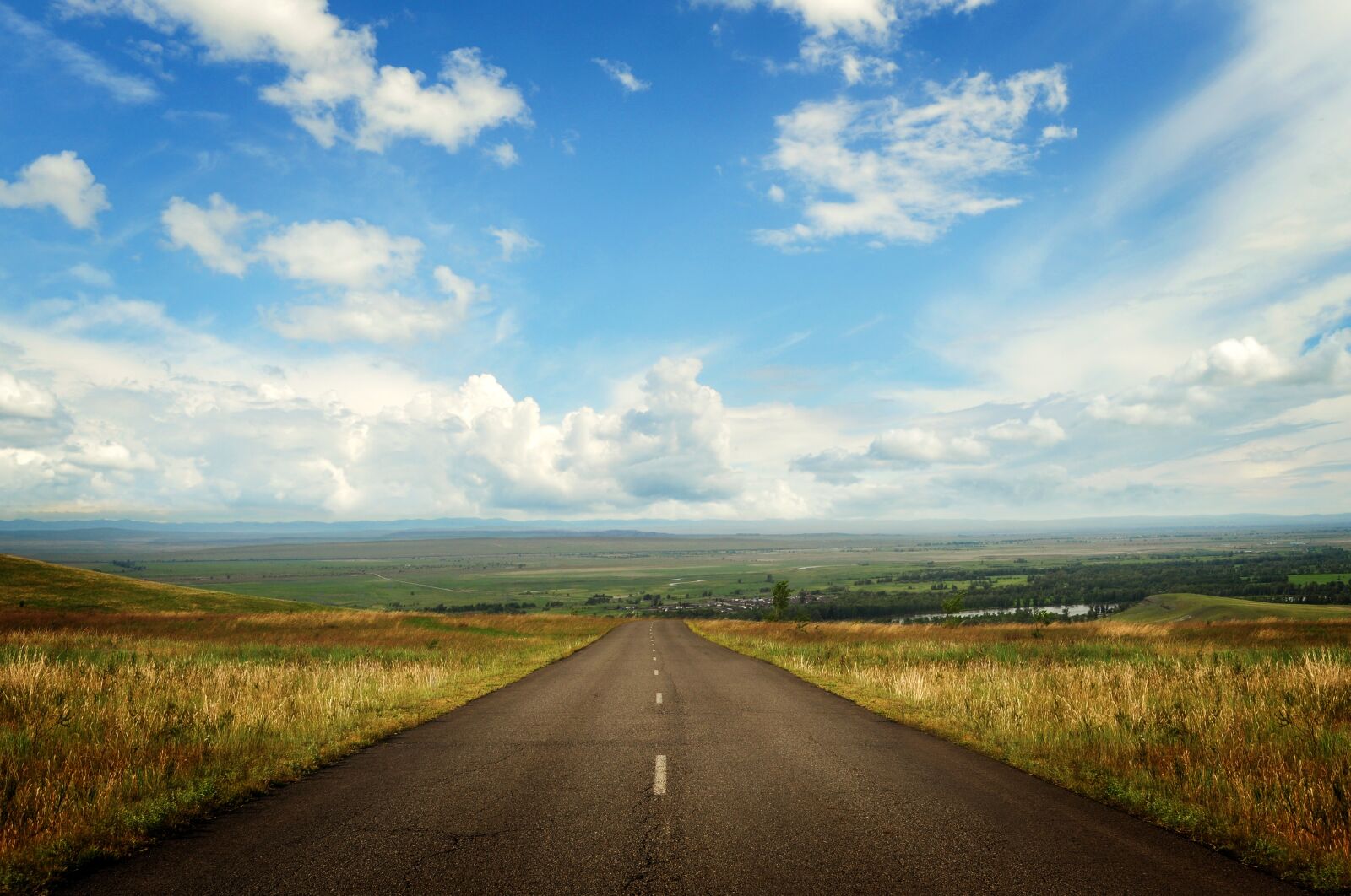 Nikon D5000 sample photo. Landscape, road, space photography