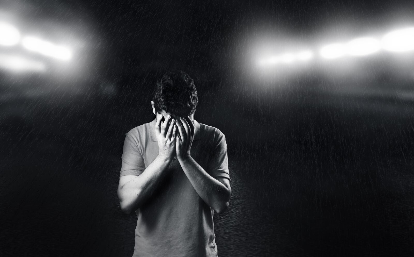 Nikon D610 sample photo. Sad, man, depressed photography