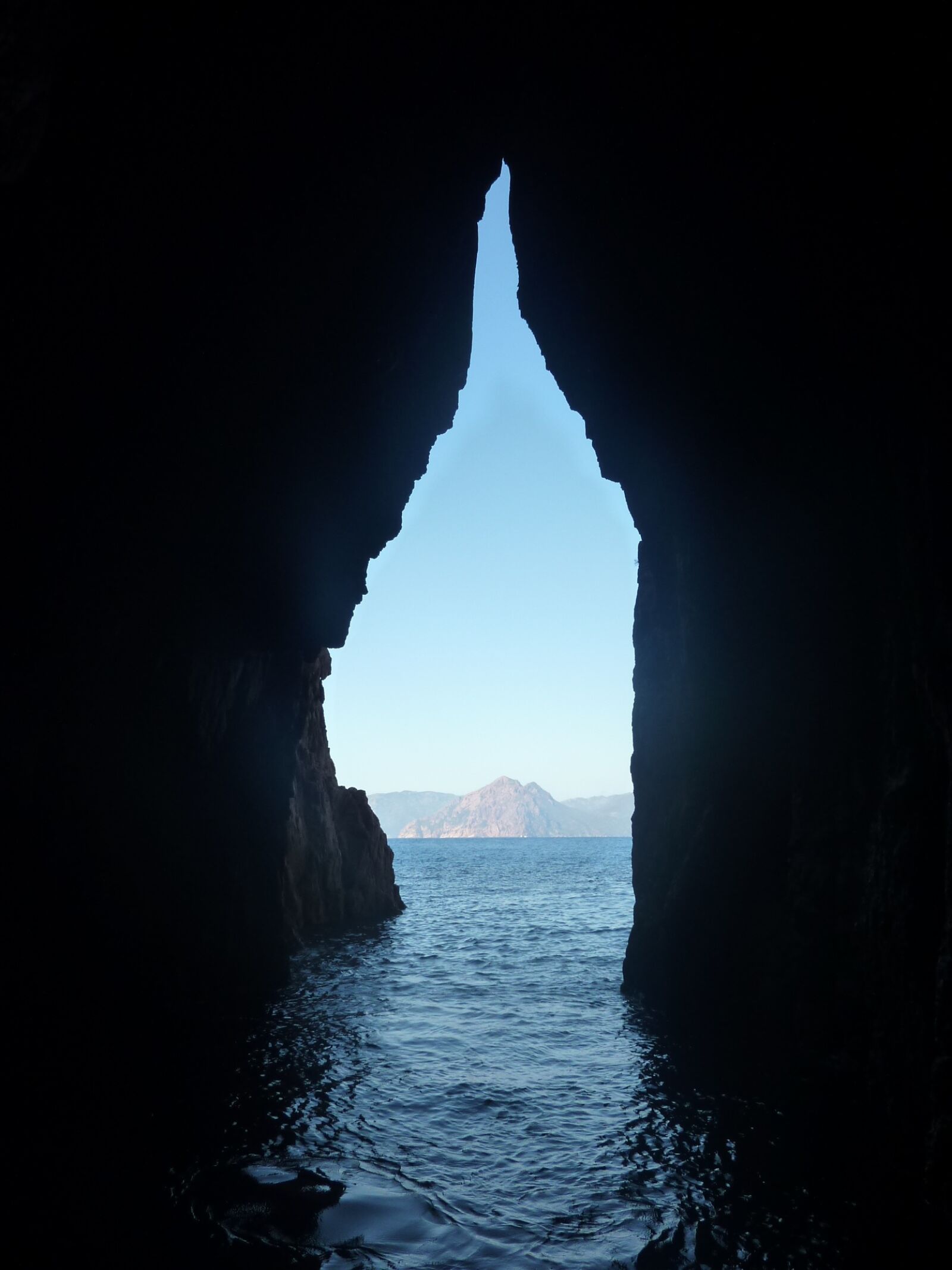 Panasonic DMC-TZ7 sample photo. Sea, corsican, rock photography