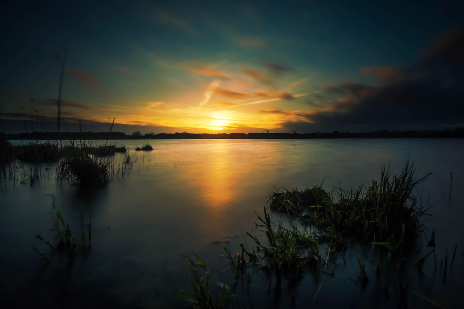 Nikon D7200 sample photo. Lake, sunset, landscape photography