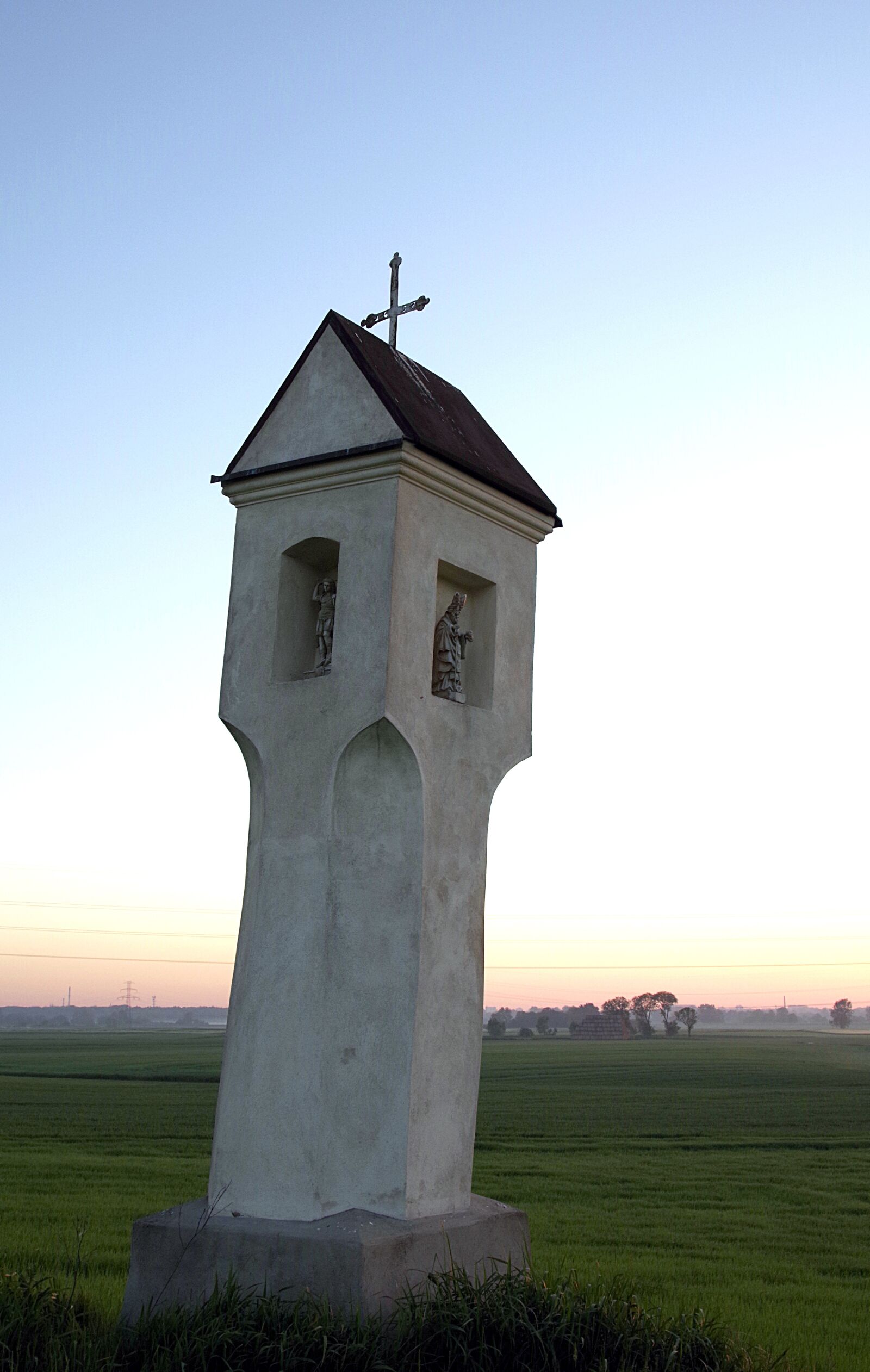 Pentax K-S2 sample photo. Chapel, pole, cross photography