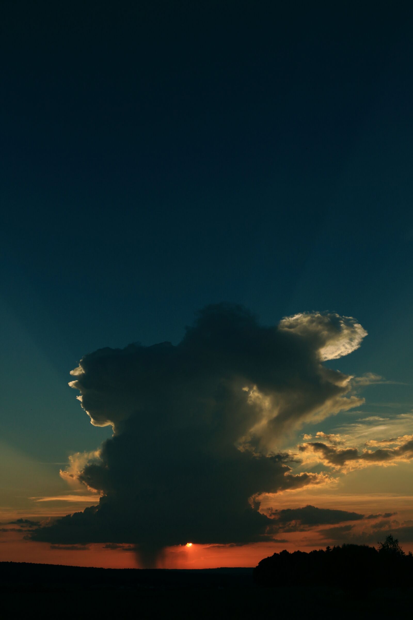 Canon EOS 700D (EOS Rebel T5i / EOS Kiss X7i) sample photo. Abendstimmung, thunderstorm, storm clouds photography