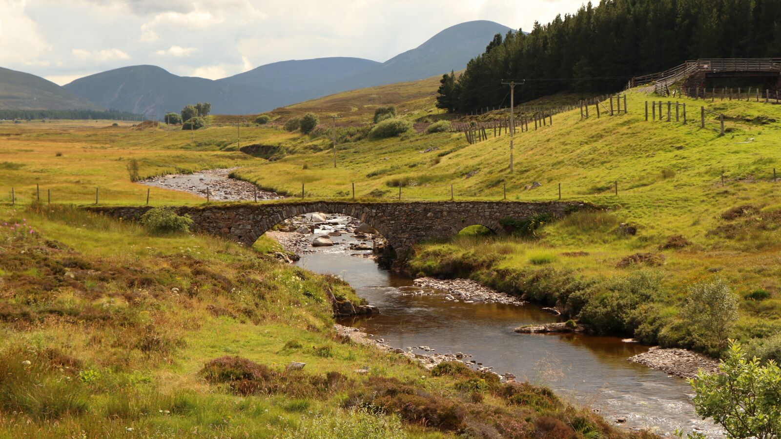 Canon EF-S 18-135mm F3.5-5.6 IS USM sample photo. Scotland, stone bridge, bridge photography
