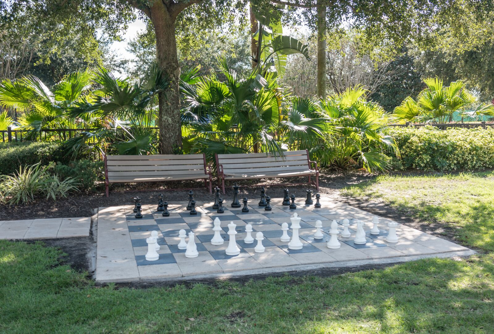 Sony Cyber-shot DSC-RX1R II + 35mm F2.0 sample photo. Giant chess set, recreation photography