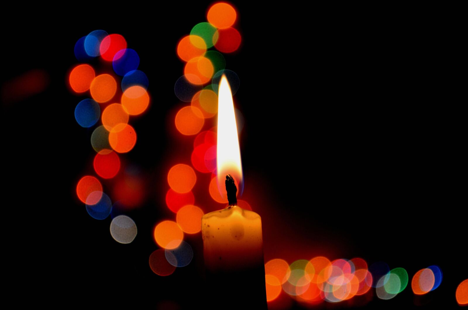 Nikon D5100 sample photo. Candle, flame, dark, fire photography