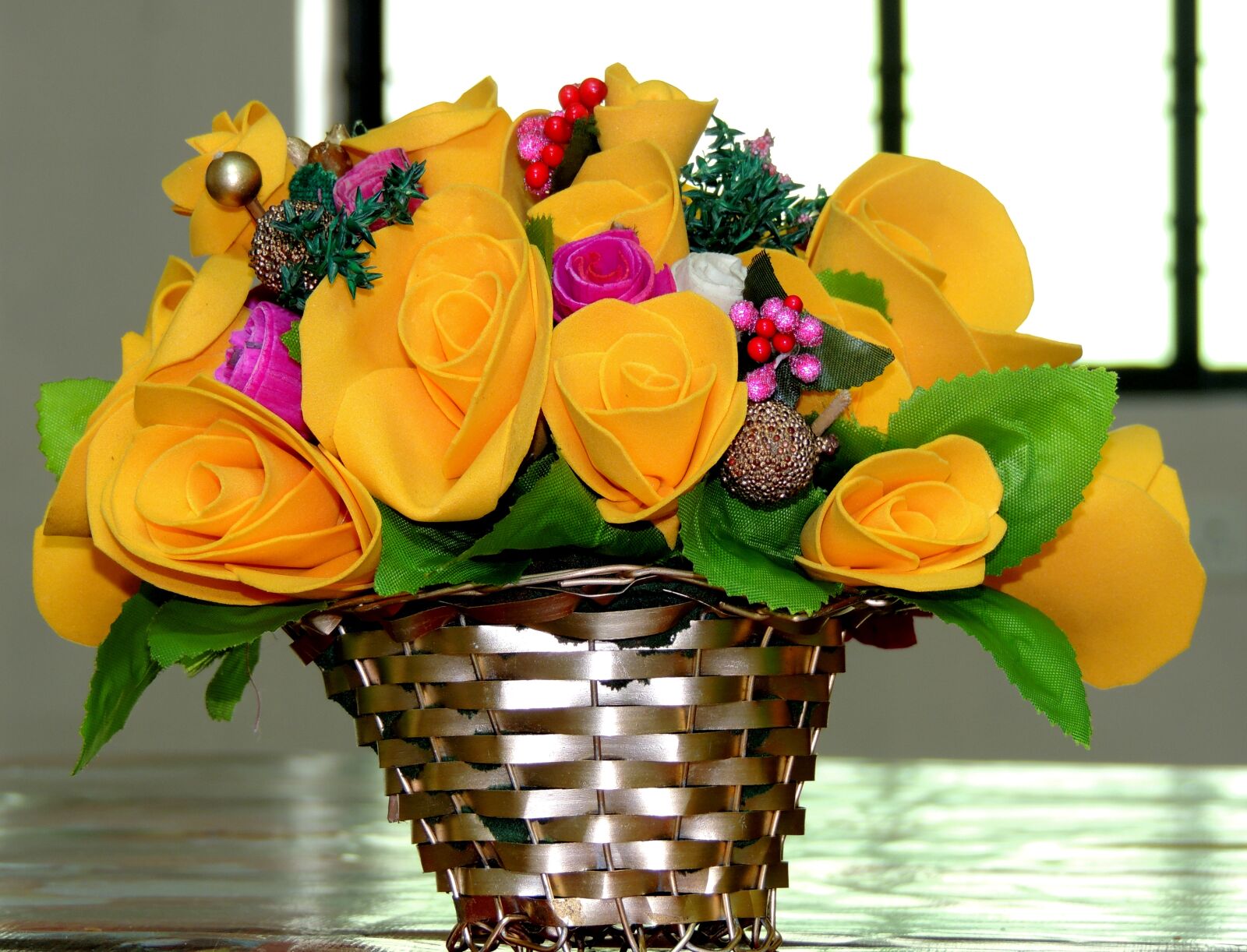 Nikon Coolpix P510 sample photo. Bouquet, dry flowers, decoration photography