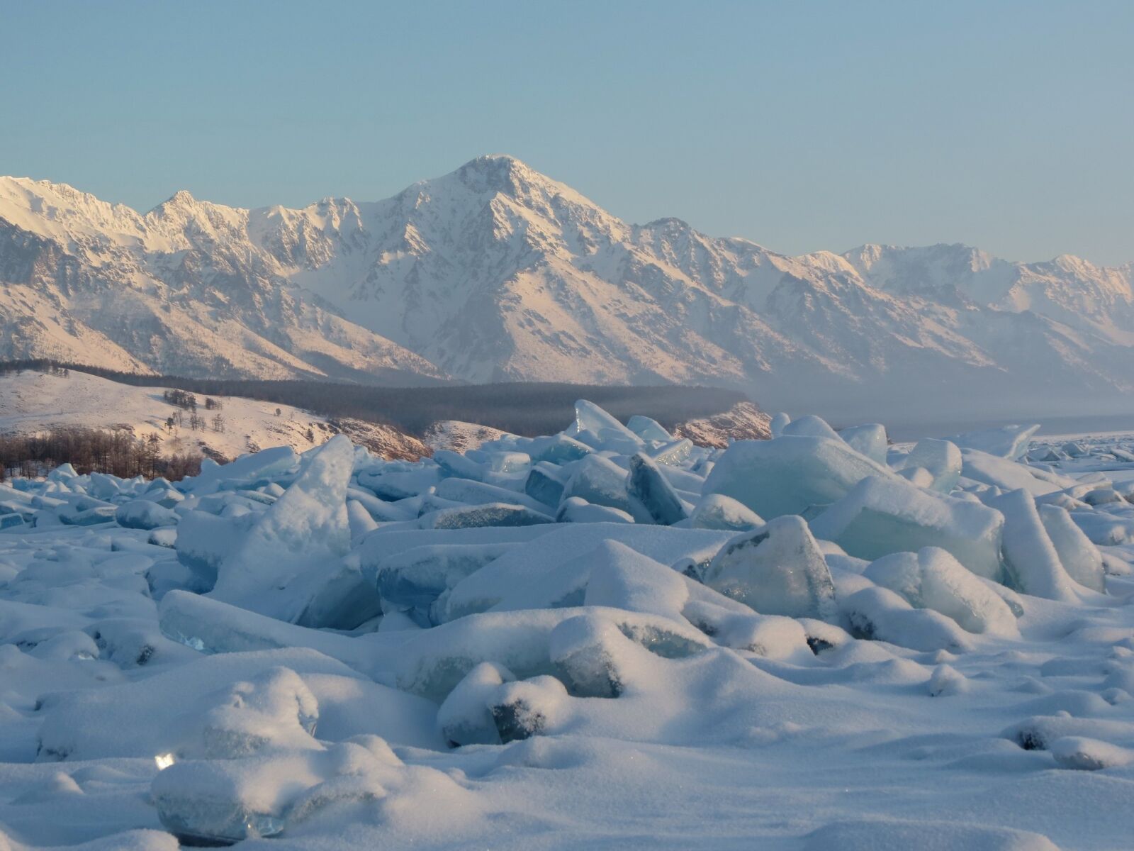Canon PowerShot SX40 HS sample photo. Baikal, lake, ice photography