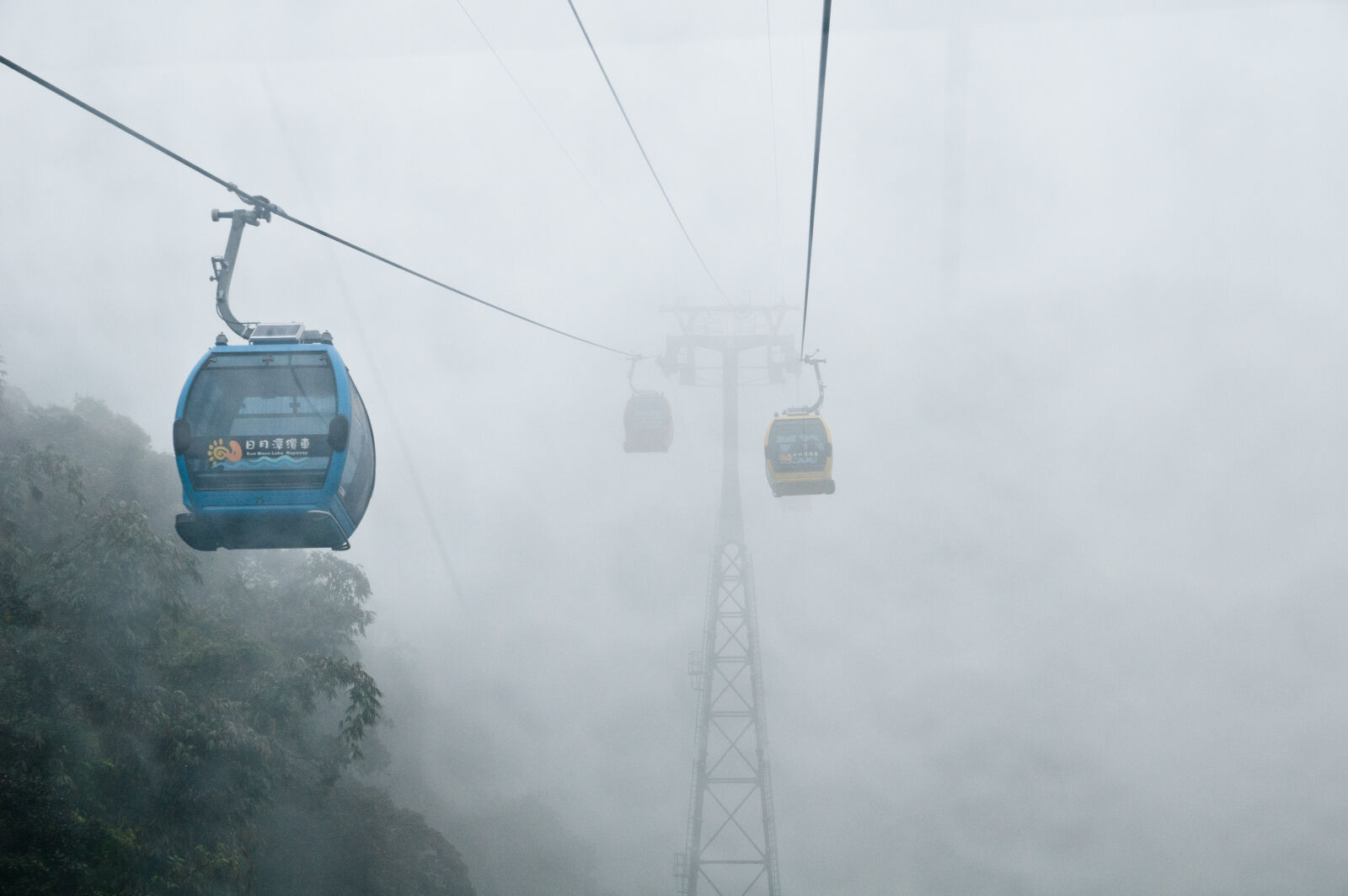 Nikon D300 sample photo. Gondola, mist photography