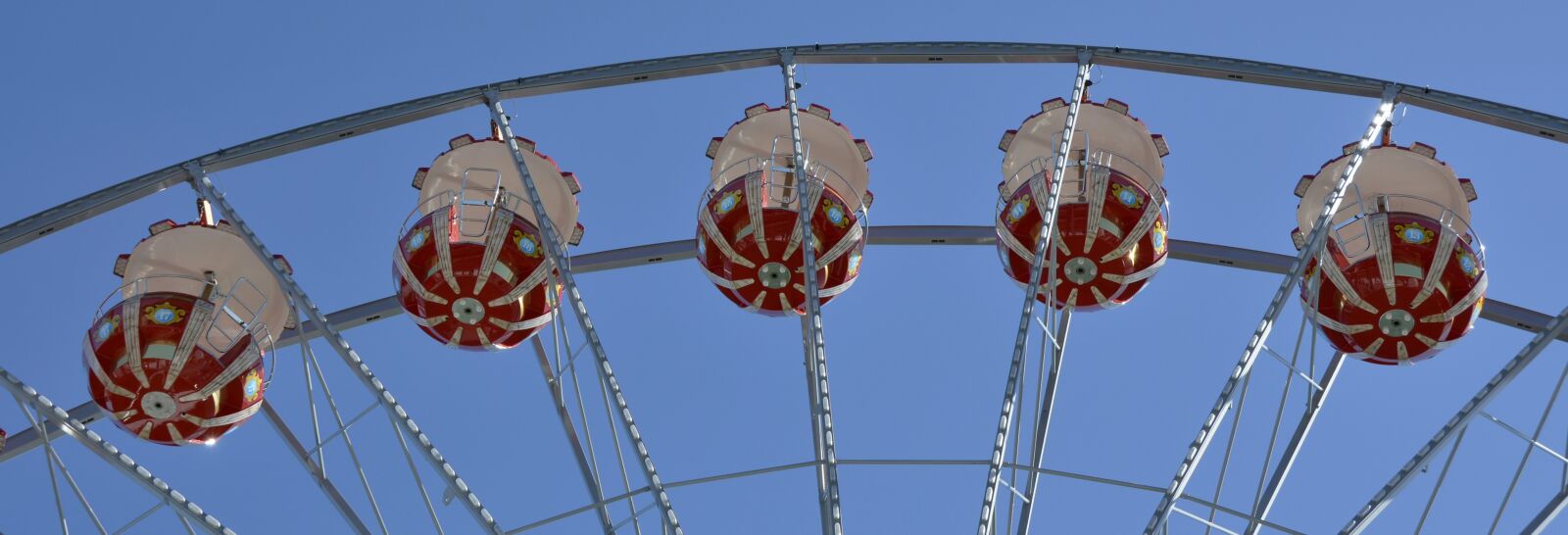 Nikon D7100 sample photo. Ferris wheel, gondolas, fair photography