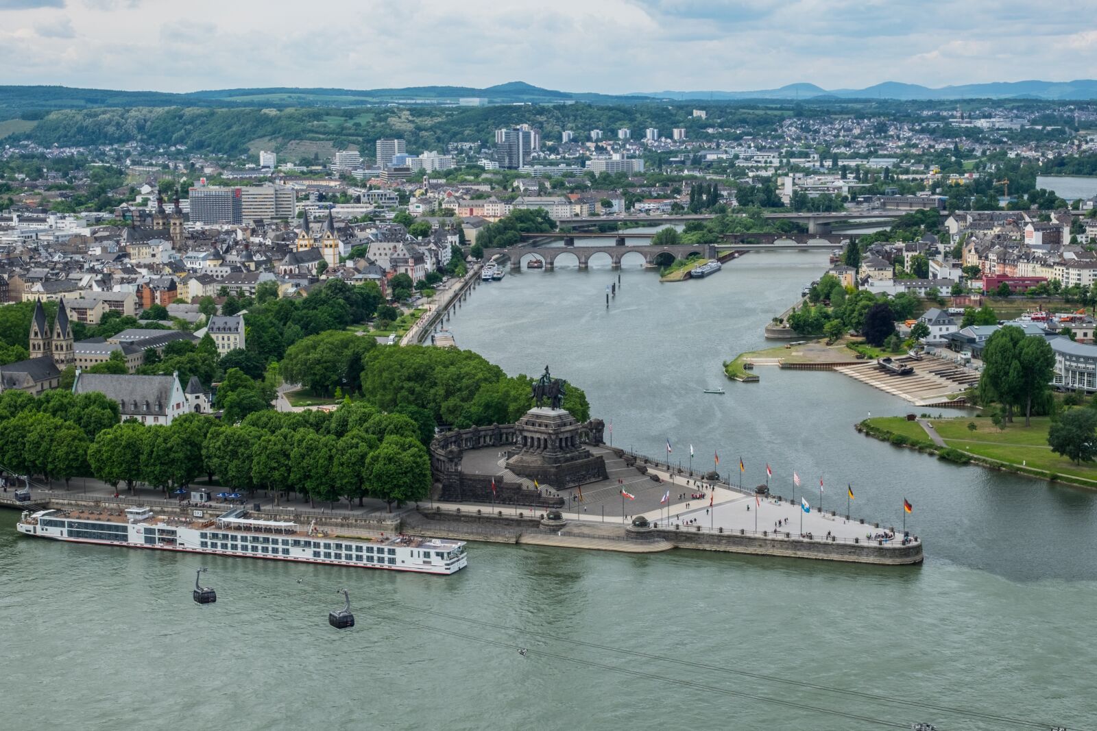 Fujifilm X-T1 sample photo. German corner, koblenz, rhine photography