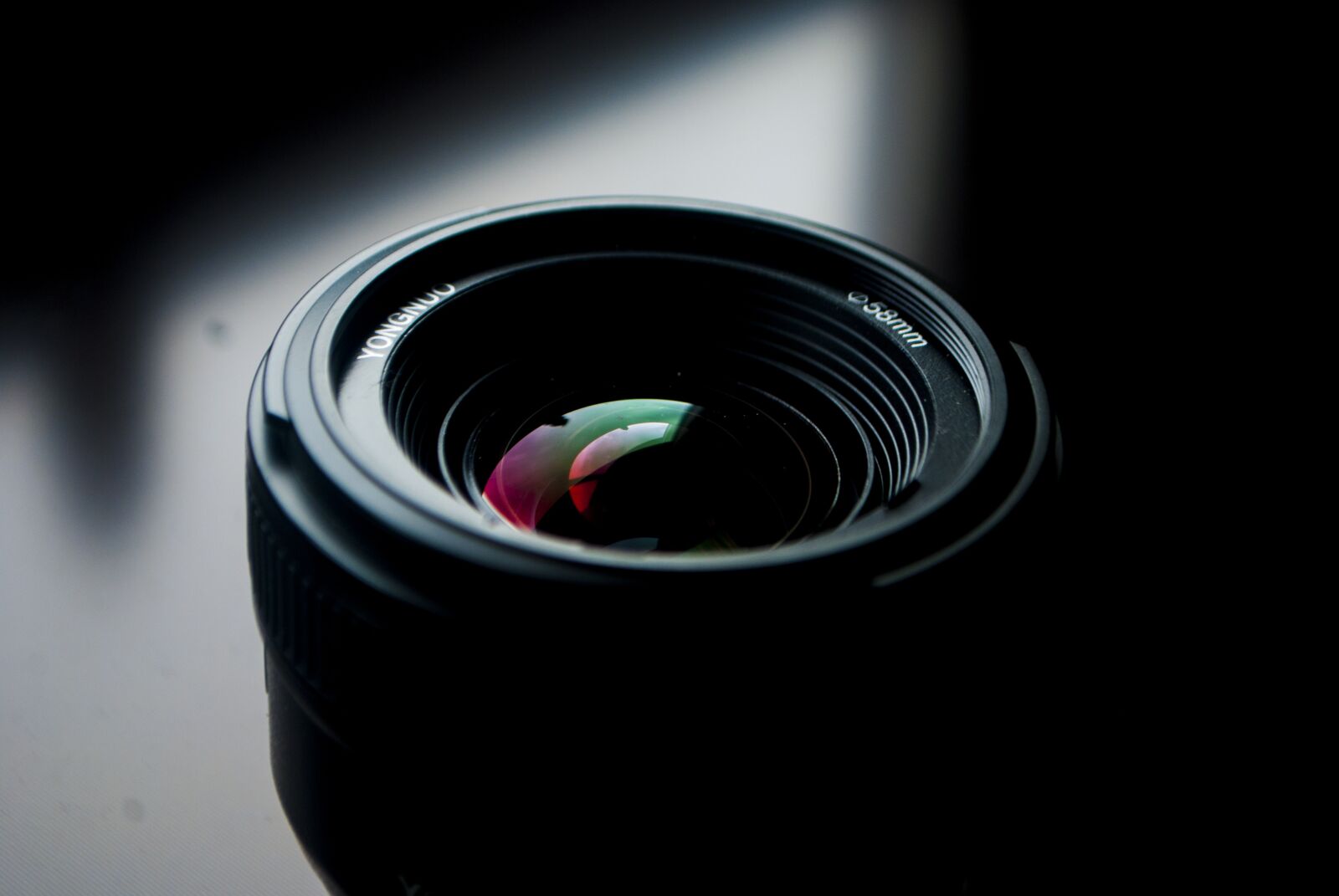 Nikon D60 sample photo. Lens, camera, round photography